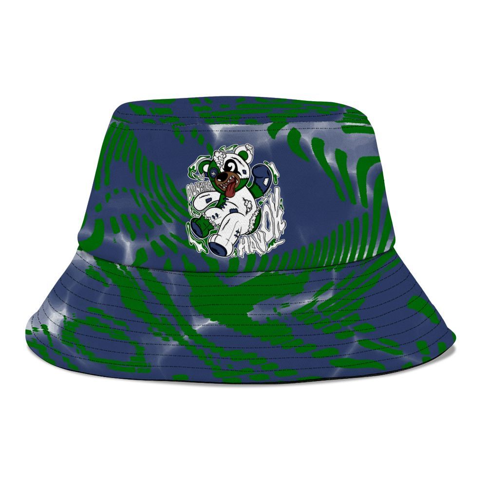 Bucket Hat To Match Midnight Navy 13s - Havok Bear Graphic