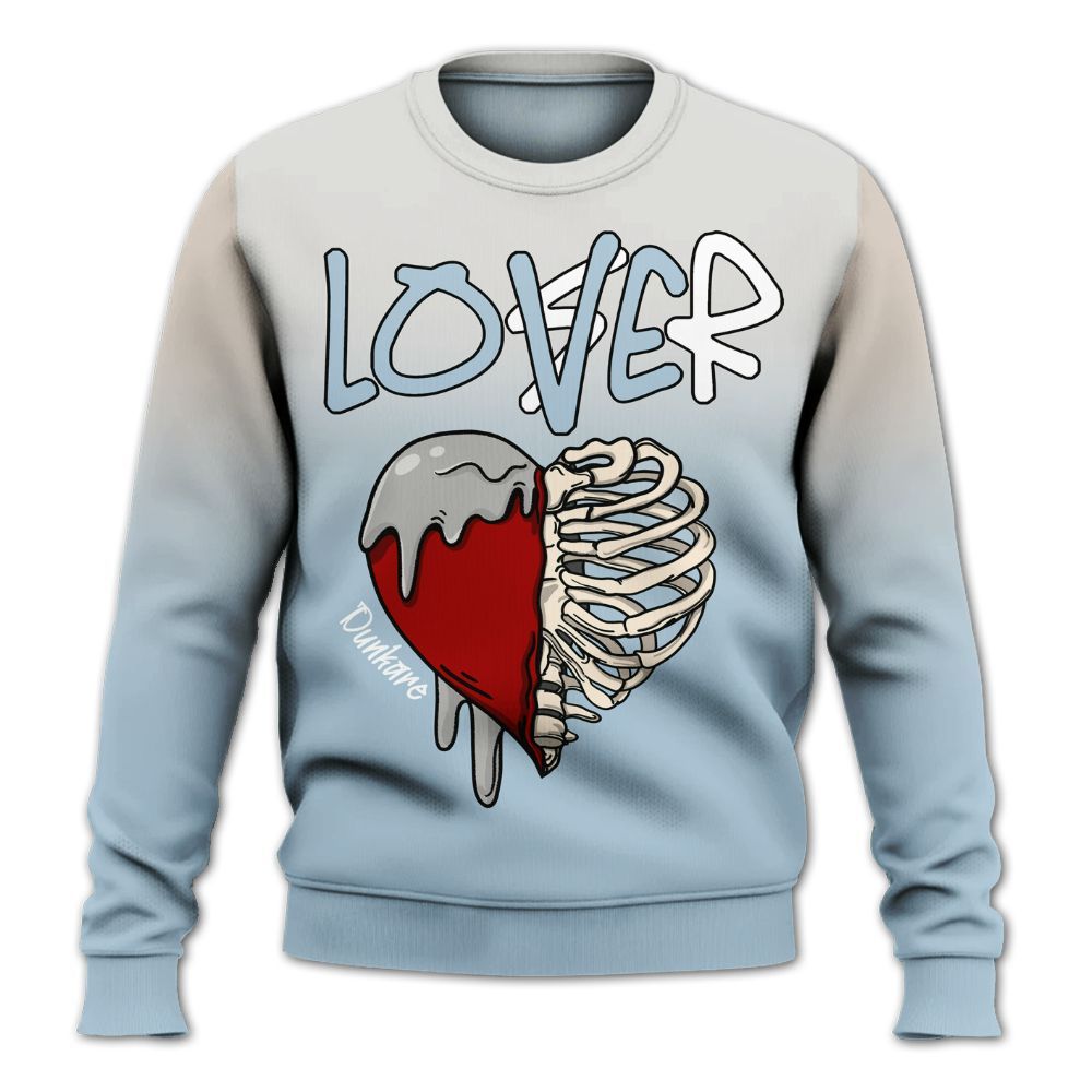 Sweatshirt To Match High OG Alaska 1s - Loser Lover Dripping All Over Print