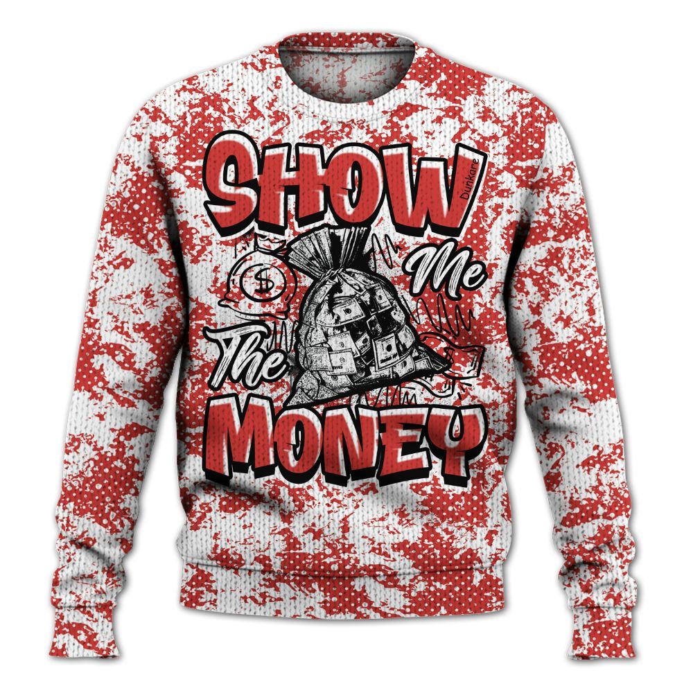 Knitted Sweater To Match Scoot Zeros ODD City - Show Me The Money Retro