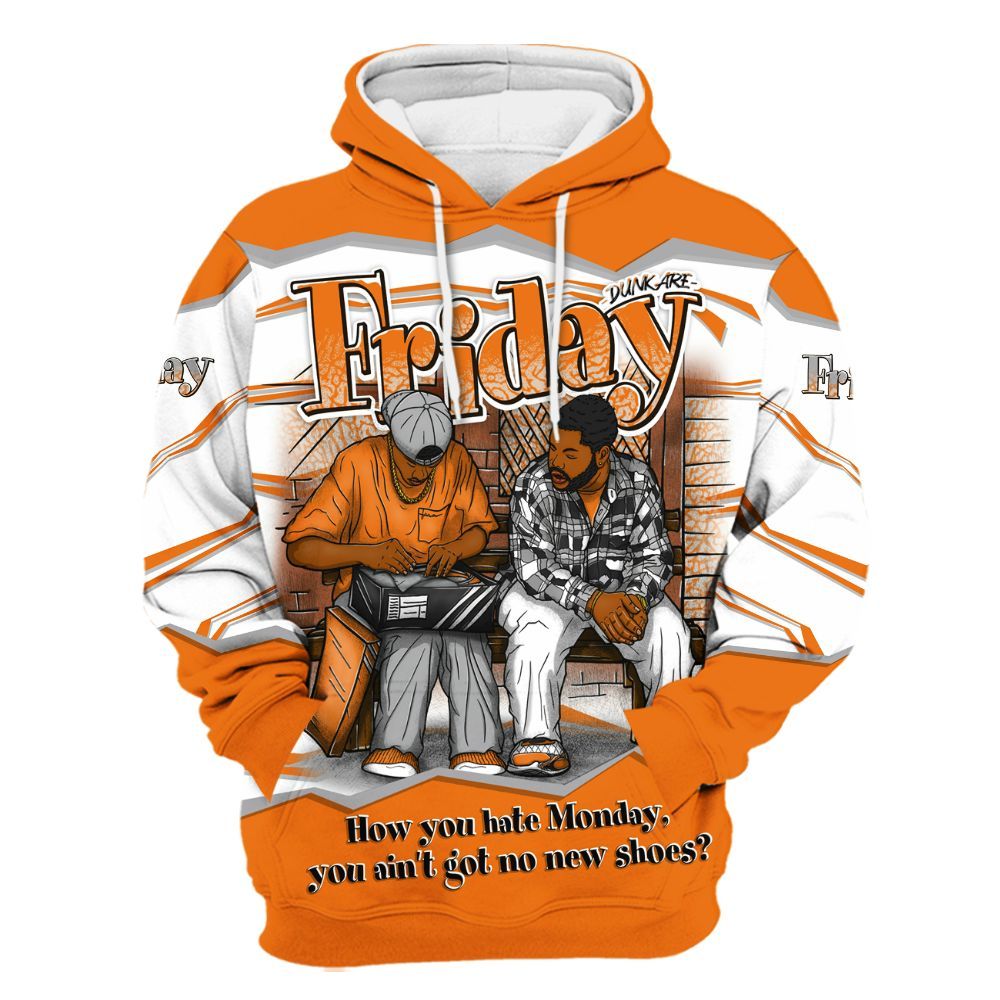 Hoodie To Match Orange Citrus 3s - Friday Movie 90s TV All Over Print