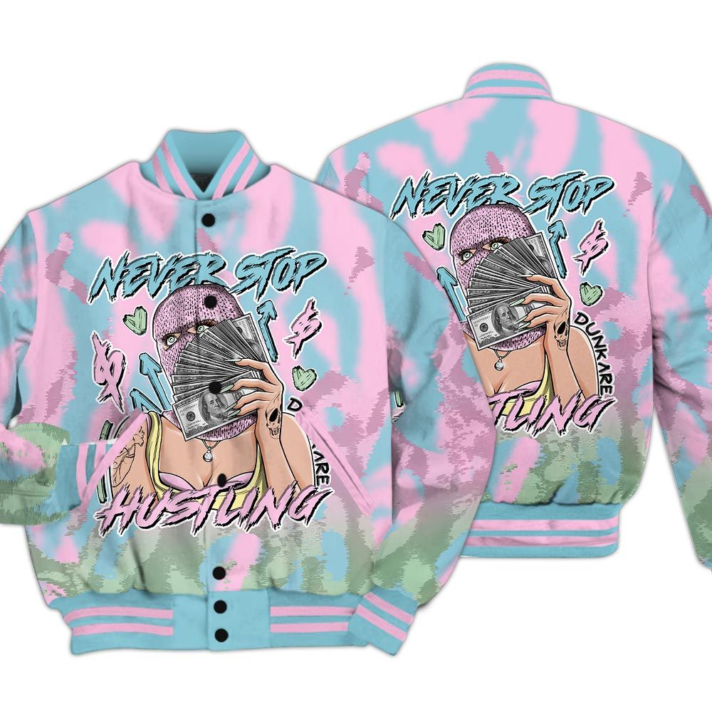 Varsity Jacket To Match SB Dunk Low Visty - Hustling Unique Burn Varsity Jacket Unisex