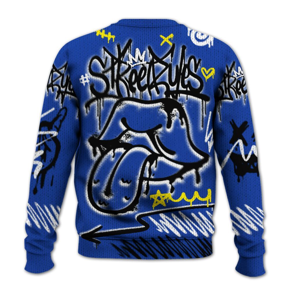 Knitted Sweater To Match Laney 14s - Break Rules Streetwear