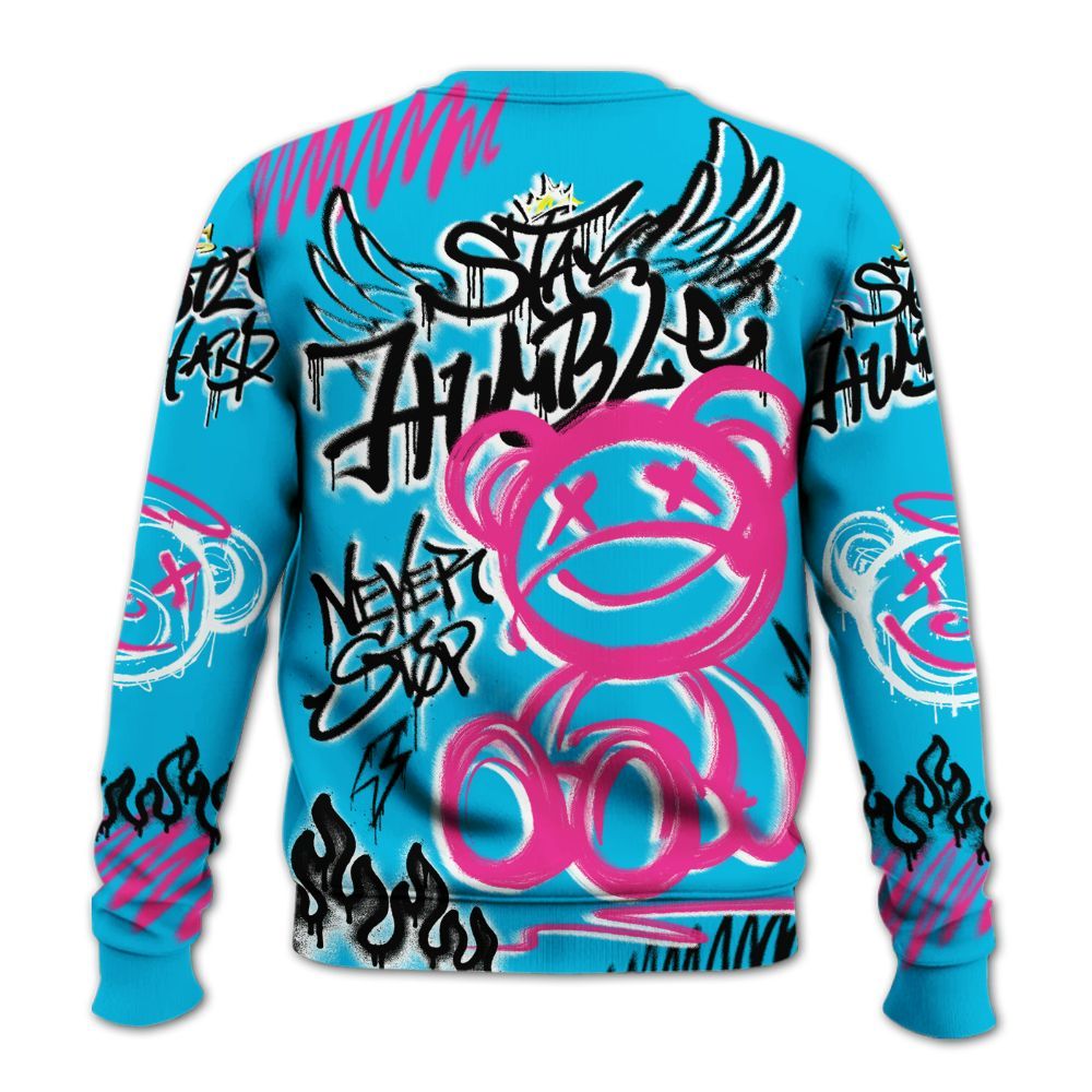 Sweatshirt To Match Tokyo Nights Stewie 3s - Humble Drip Streetwear Graffity All Over Print