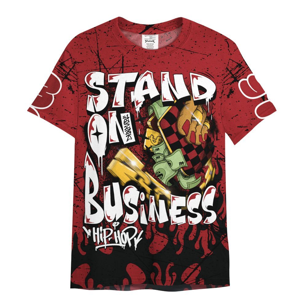 Shirt To Match Alternate Flu Game 12s - Stand Business Graffiti All Over Print