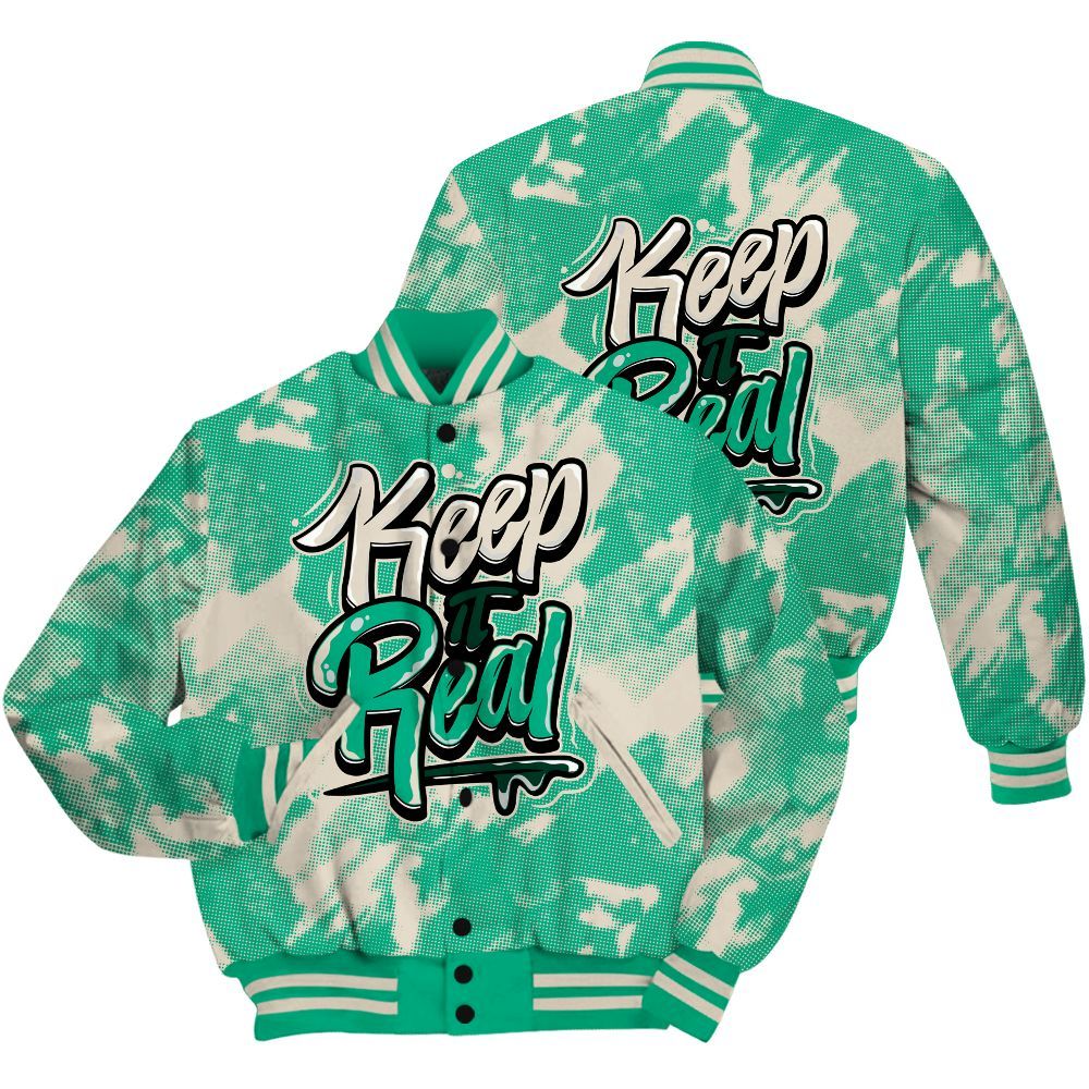 Varsity Jacket To Match Oxidized Green 4s Shirt - Keeping It Reals Shirt Unisex Oufit All Over Print