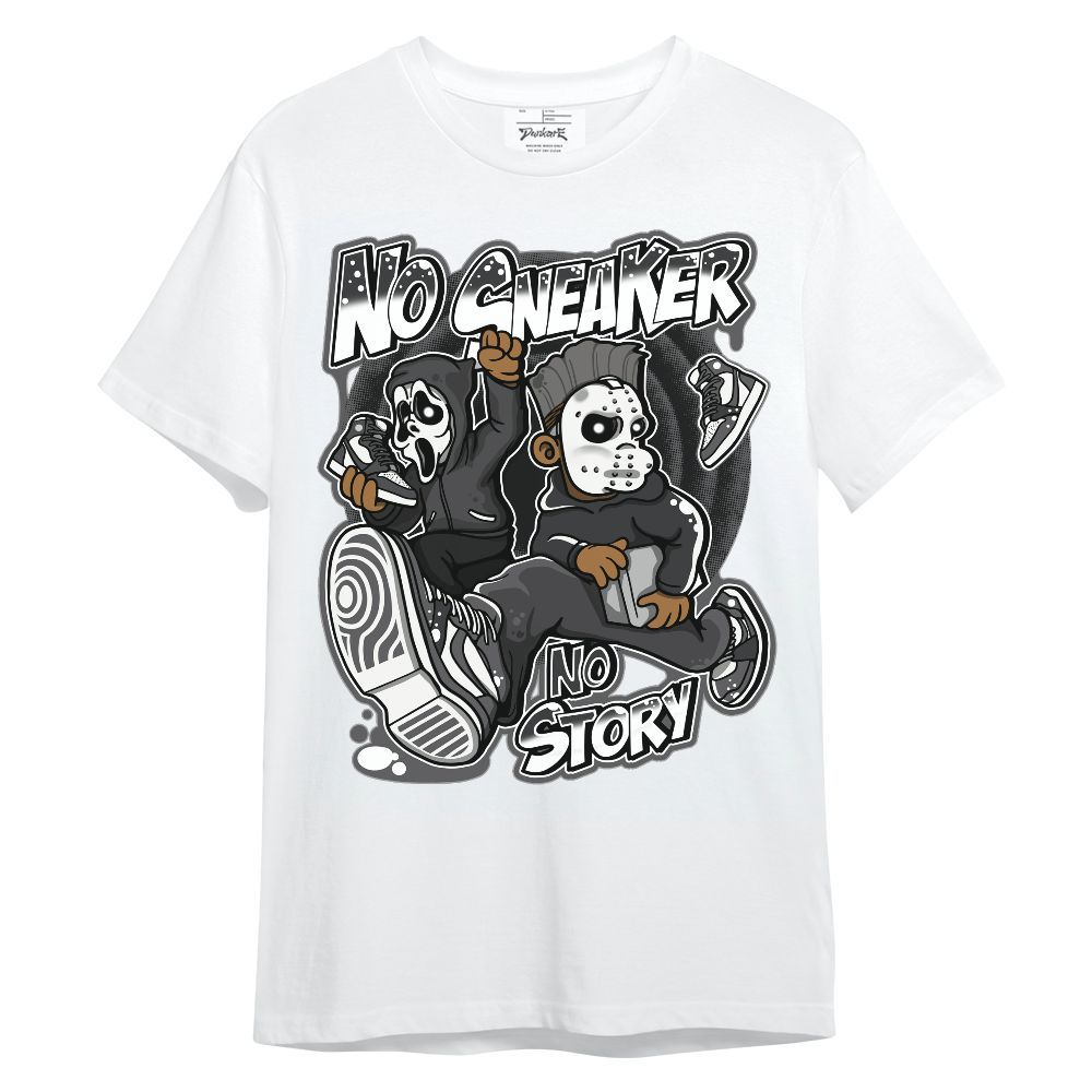 Shirt To Match White Thunder 4s - Sneakers Make Story Graphic Unisex Shirt