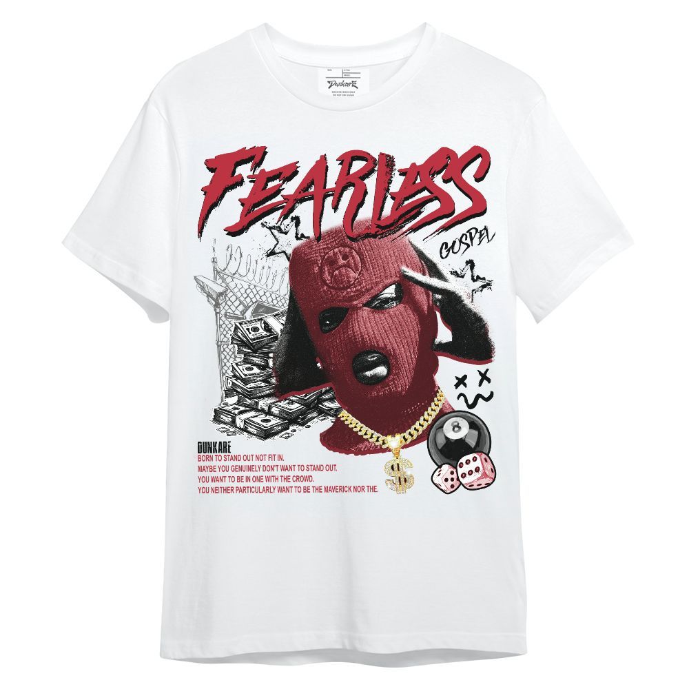 Shirt To Match Red Flint 13s - Fearless Gospel Streetwear Money Unisex Shirt