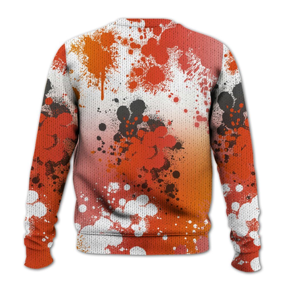 Knitted Sweater To Match Dunk High Candy Corn - Trust No One Scary