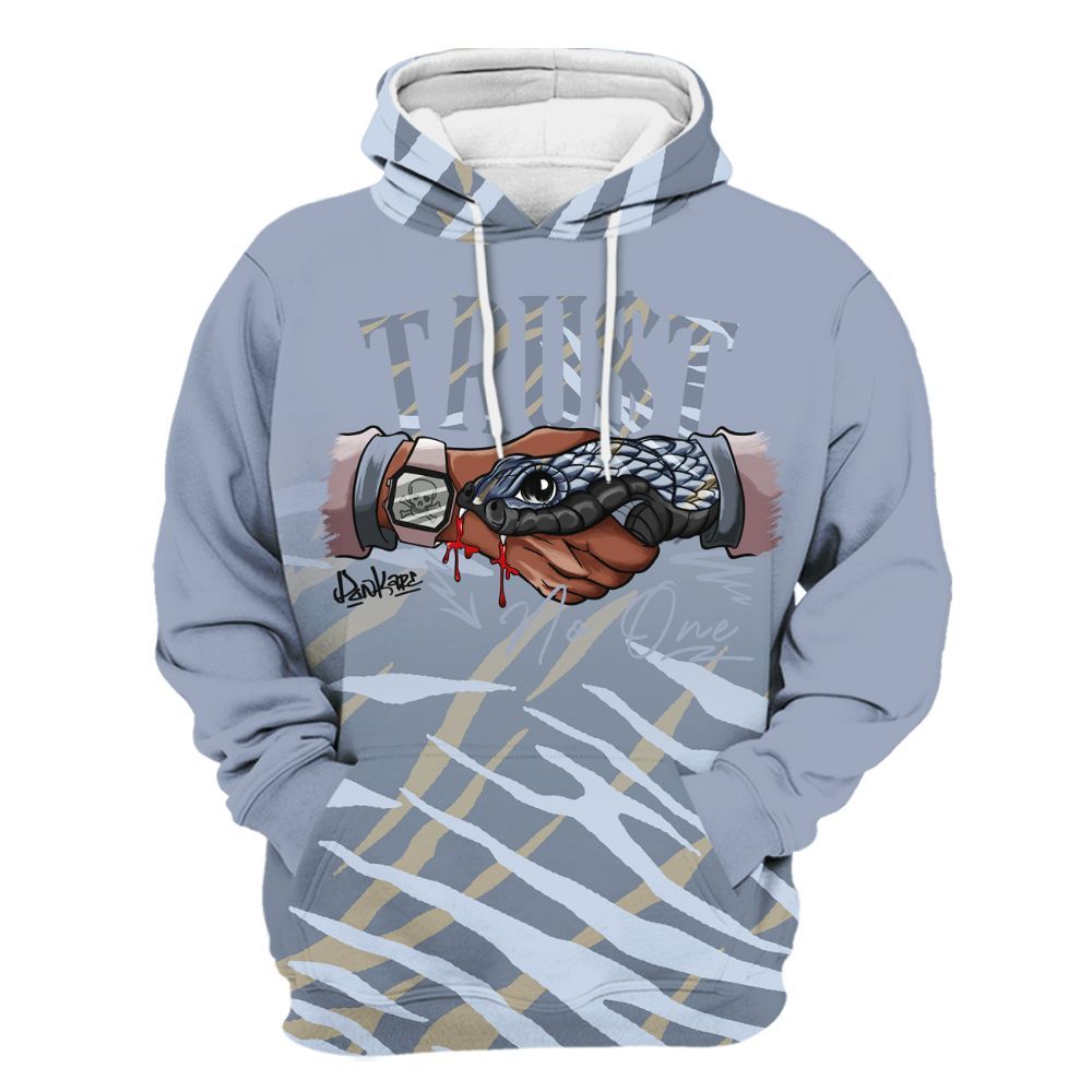 Hoodie To Match Ja 2 Induction - Snake Trust No One Drip All Over Print