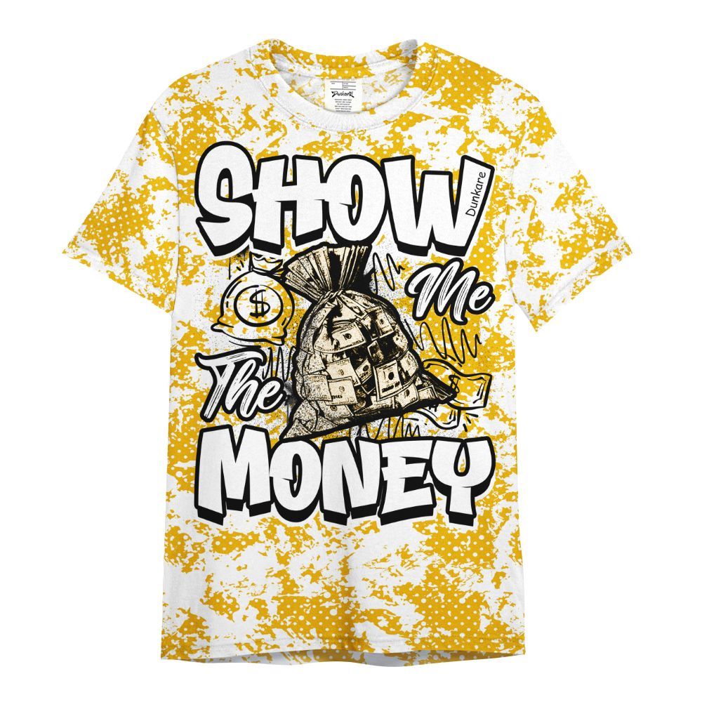 Shirt To Match Del Sol 13s - Show Me The Money Retro All Over Print