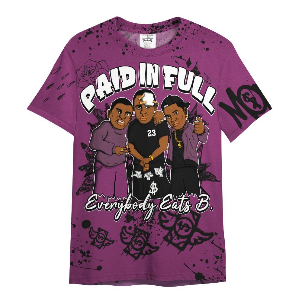 Shirt To Match Air Max Sunder Gore Tex Bold Berry - Everybody Paid In Full Crayon All Over Print