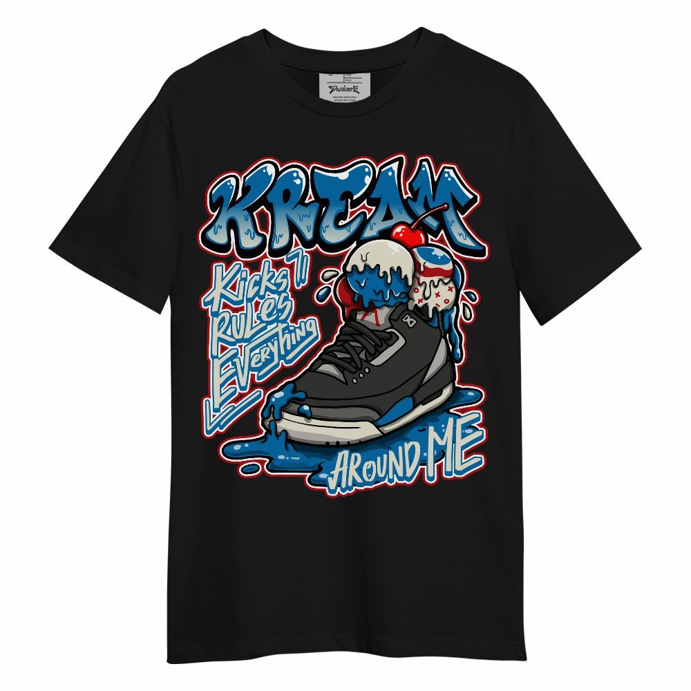 Shirt To Match Rare Air 3s - Kream Kicks Rule Everything Graphic