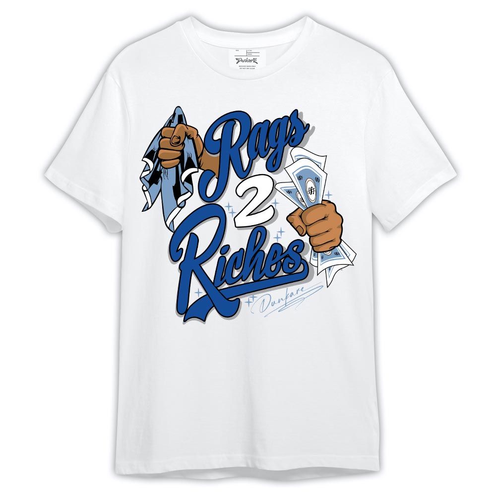 Shirt To Match Low Space Royal 11s - Rag 2 Riches Shirt Outfit