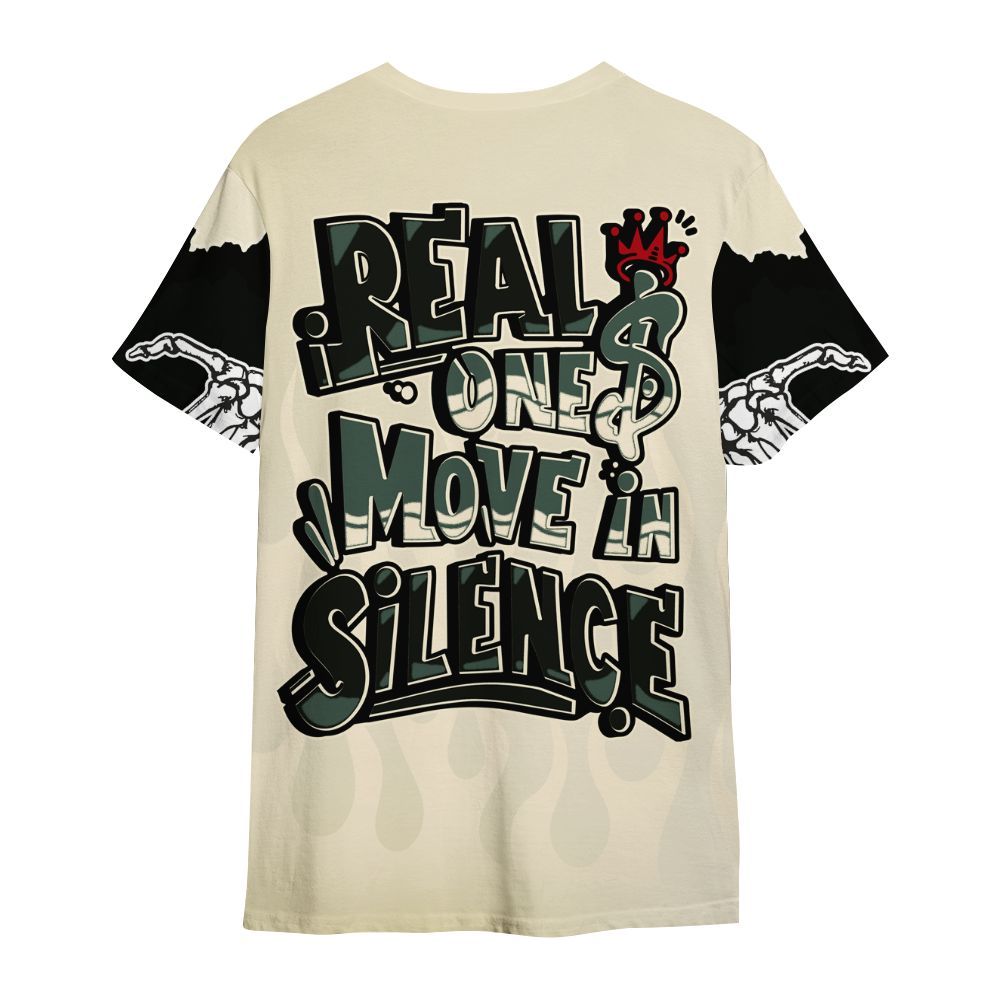 Shirt To Match Retro Low OG Nitro 1s - Ones Move In Silence Graphic Trapped All Over Print
