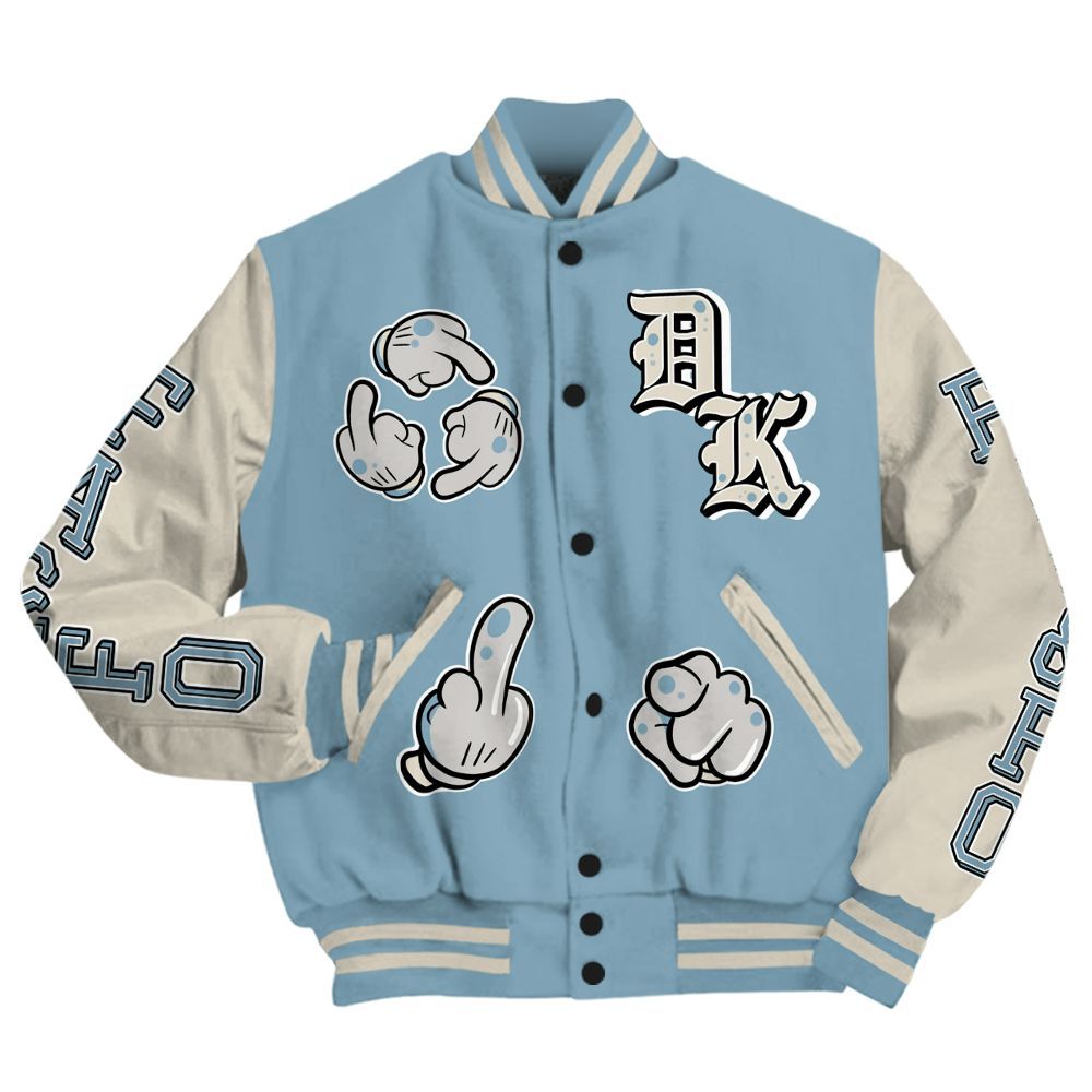 Varsity Jacket To Match Retro SoleFly 13s - F Around Find Out Graphic All Over Print