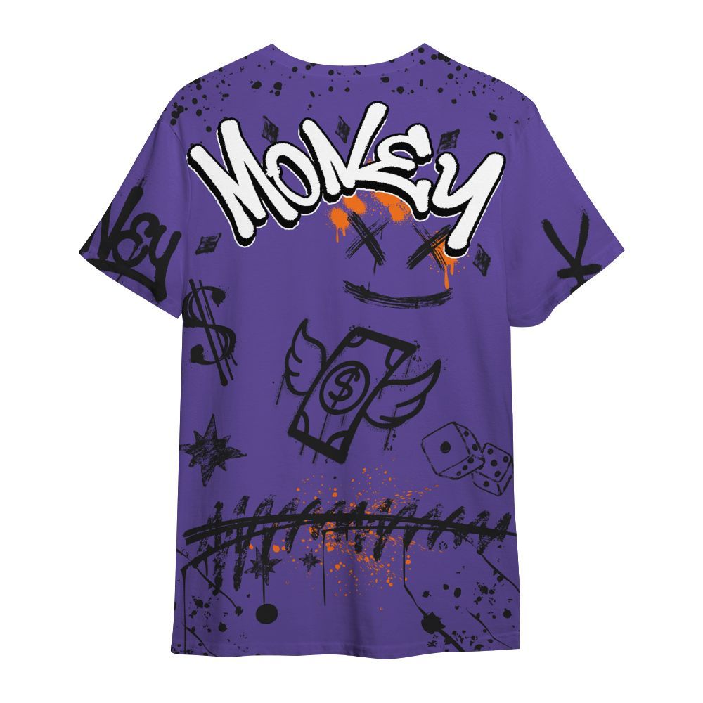 Shirt To Match Air Max Waffle SP Voltage Purple - Everybody Paid In Full Crayon All Over Print