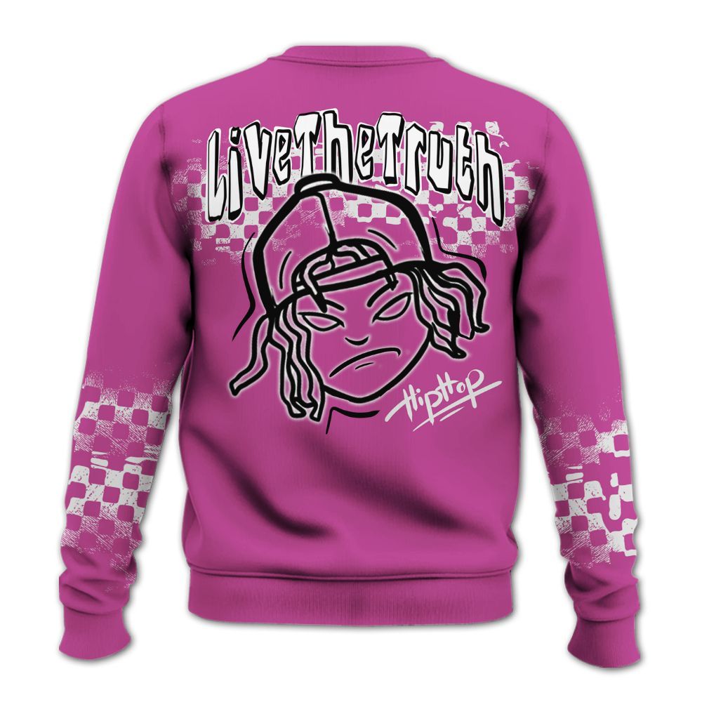 Sweatshirt To Match Dunk Low Active Fuchsia - Feel Life Street Style All Over Print