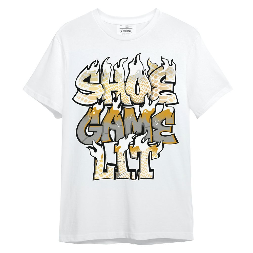 Shirt To Match Low Yellow Python 11s - Shoe Game Lit Graphic Unisex Shirt