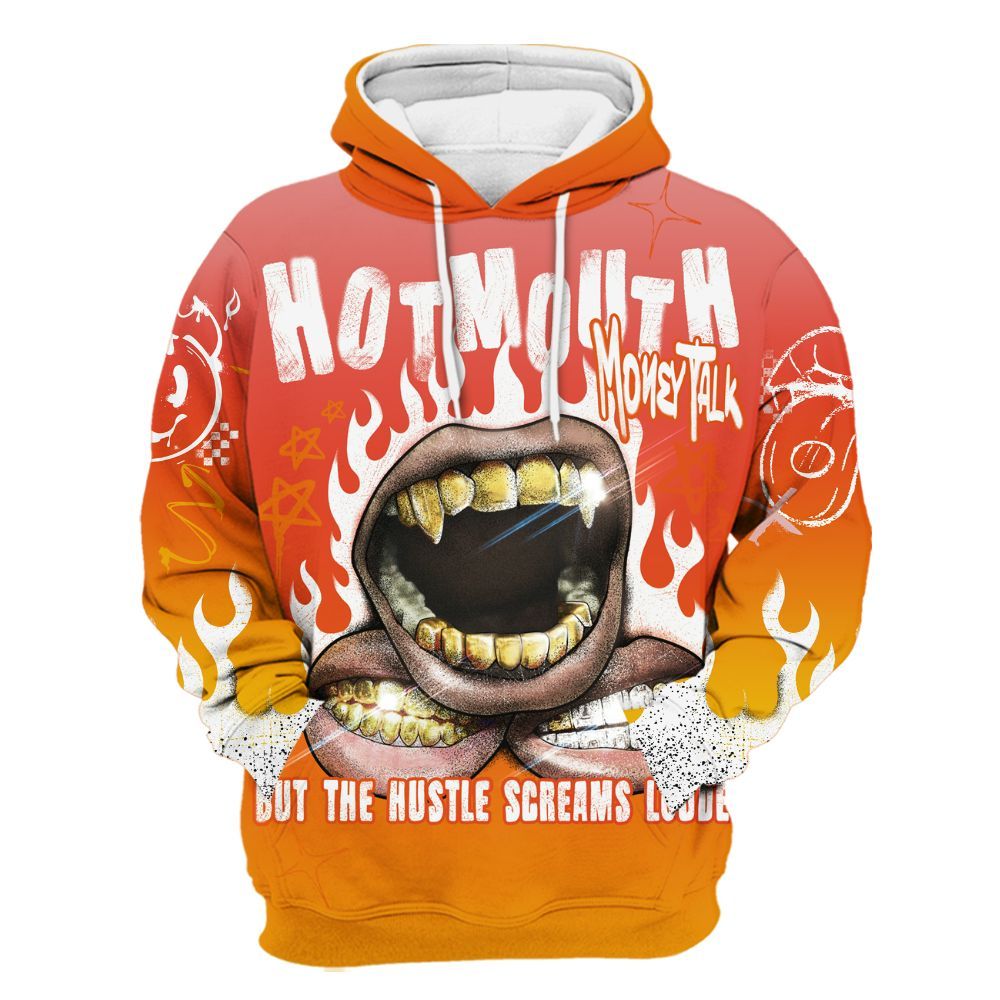 Hoodie To Match Dunk High Candy Corn - Mouth Burning Street Style All Over Print