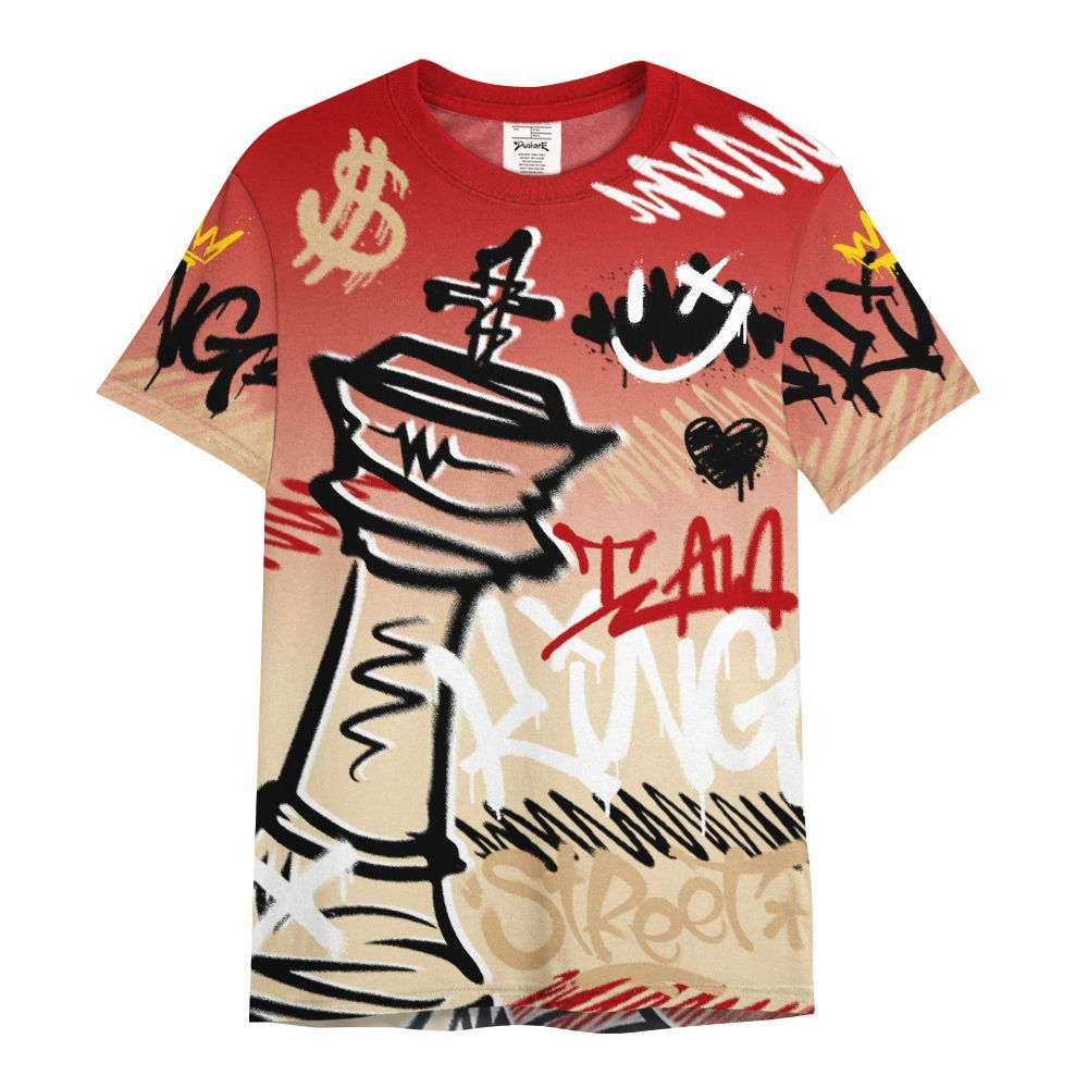 Shirt To Match Dunk Low Strawberry Waffle - Street King Chess Streetwear All Over Print