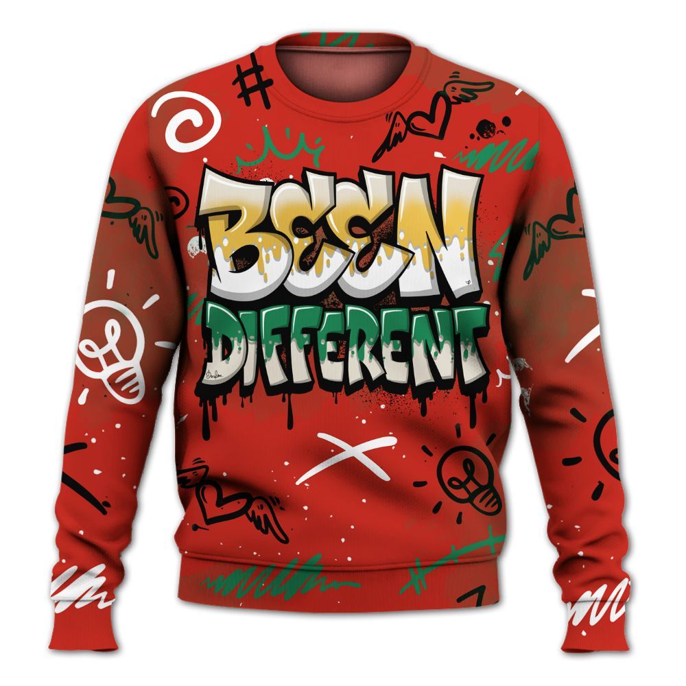 Sweatshirt To Match Retro El Vuelo 3s Shirt, Drip Been Di2ferent All Over Print