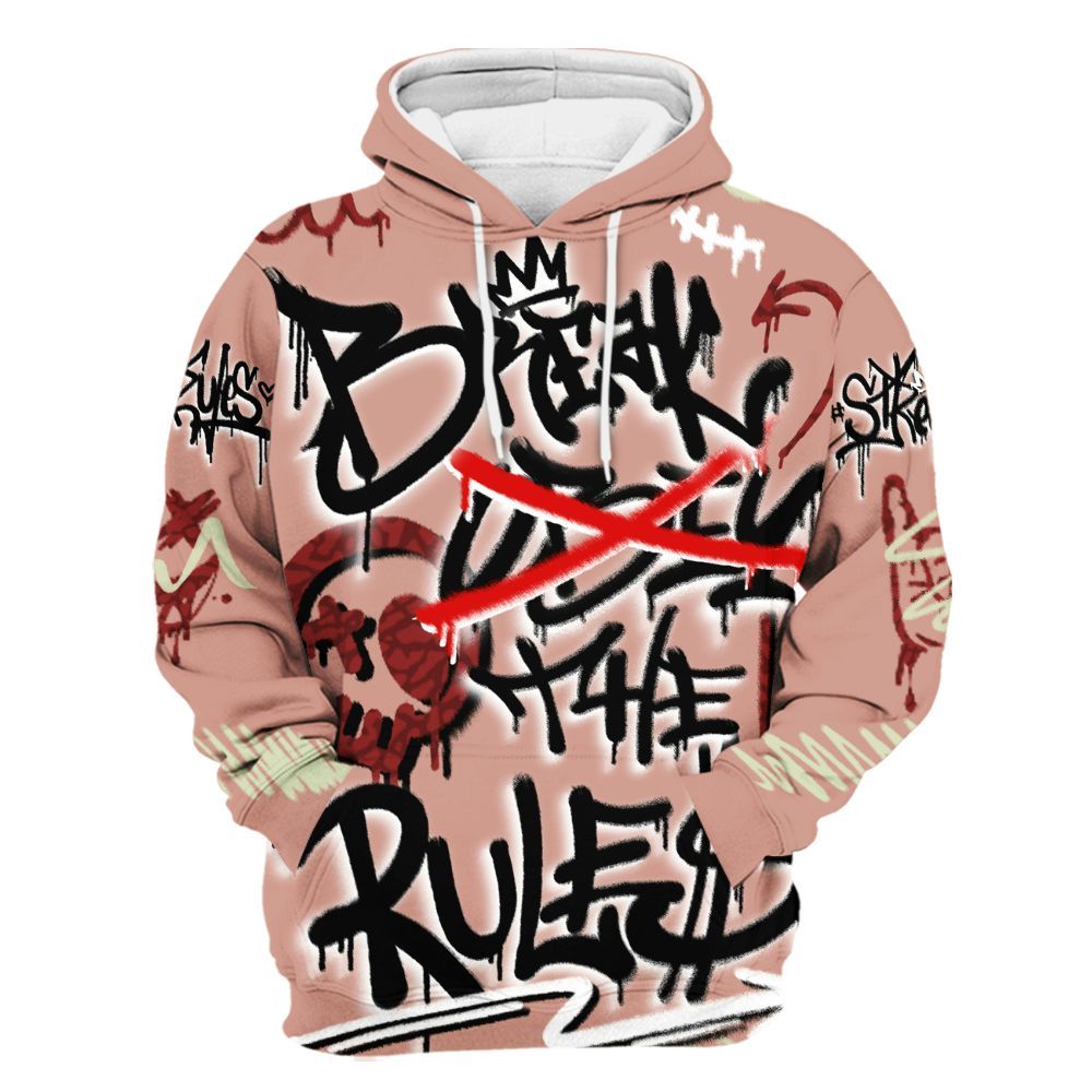 Hoodie To Match Valentines Day 3s - Break Rules Streetwear All Over Print