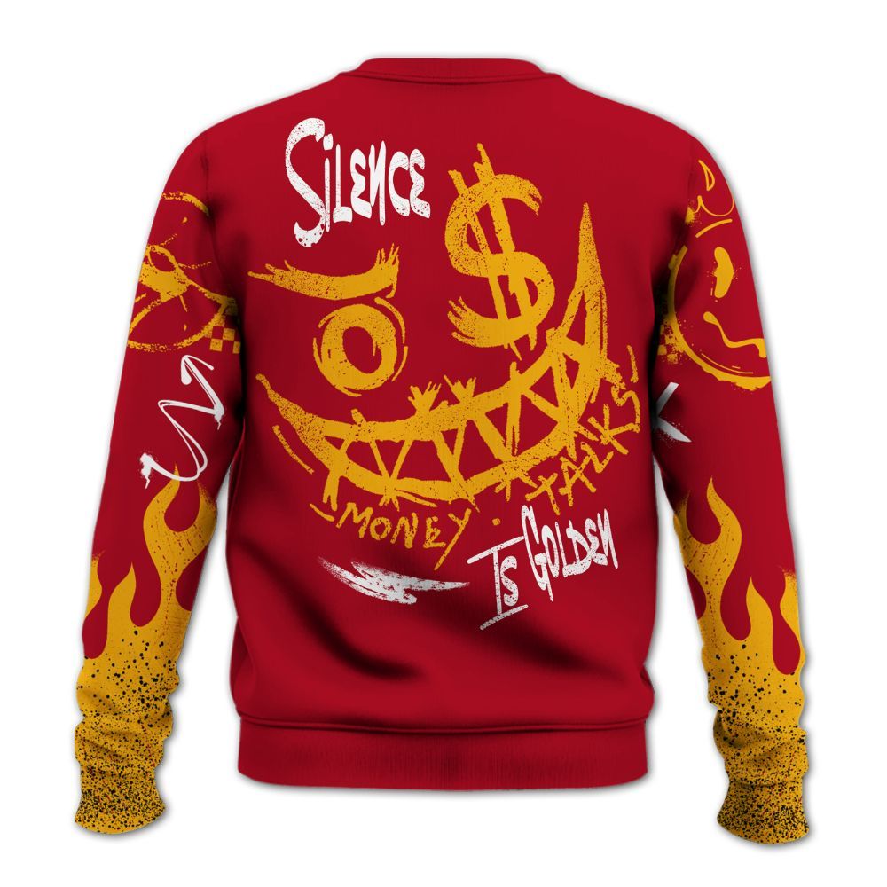 Sweatshirt To Match Cardinal 7s - Mouth Burning Street Style All Over Print