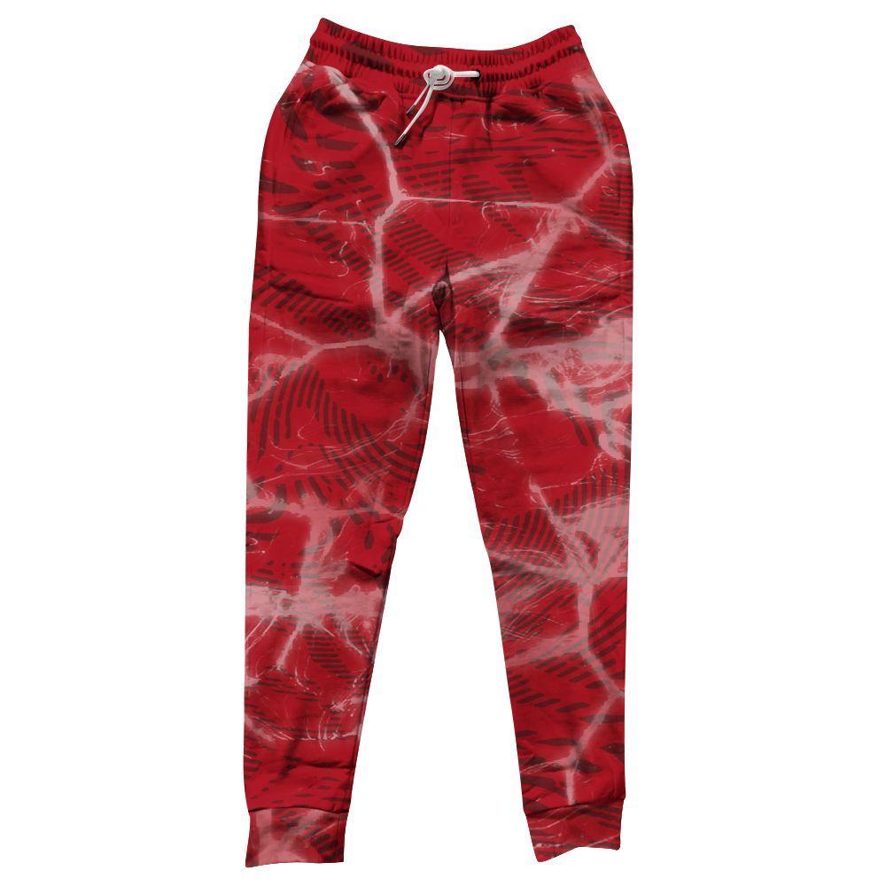 Sweatpant To Match Bred Velvet 11s - Fume All Over Print
