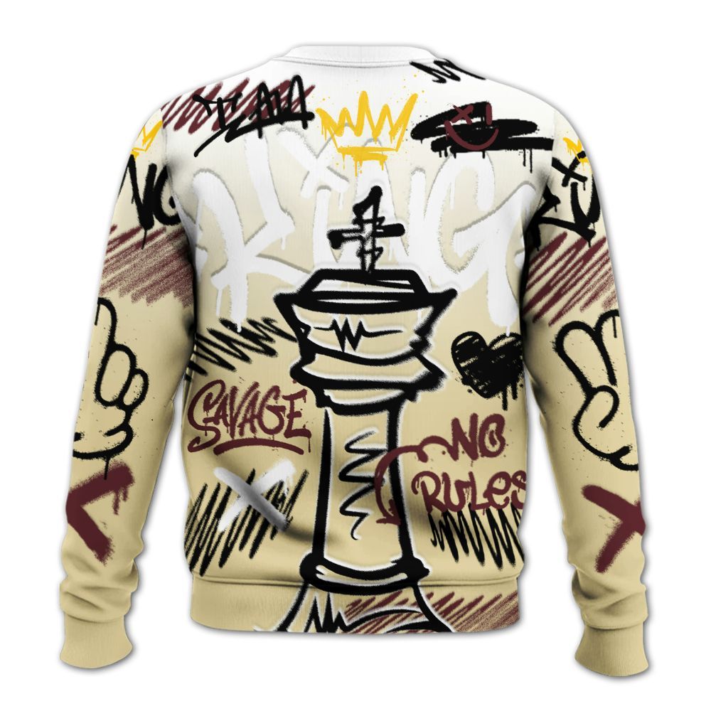 Sweatshirt To Match Women Phantom 12s - Street King Chess Streetwear All Over Print