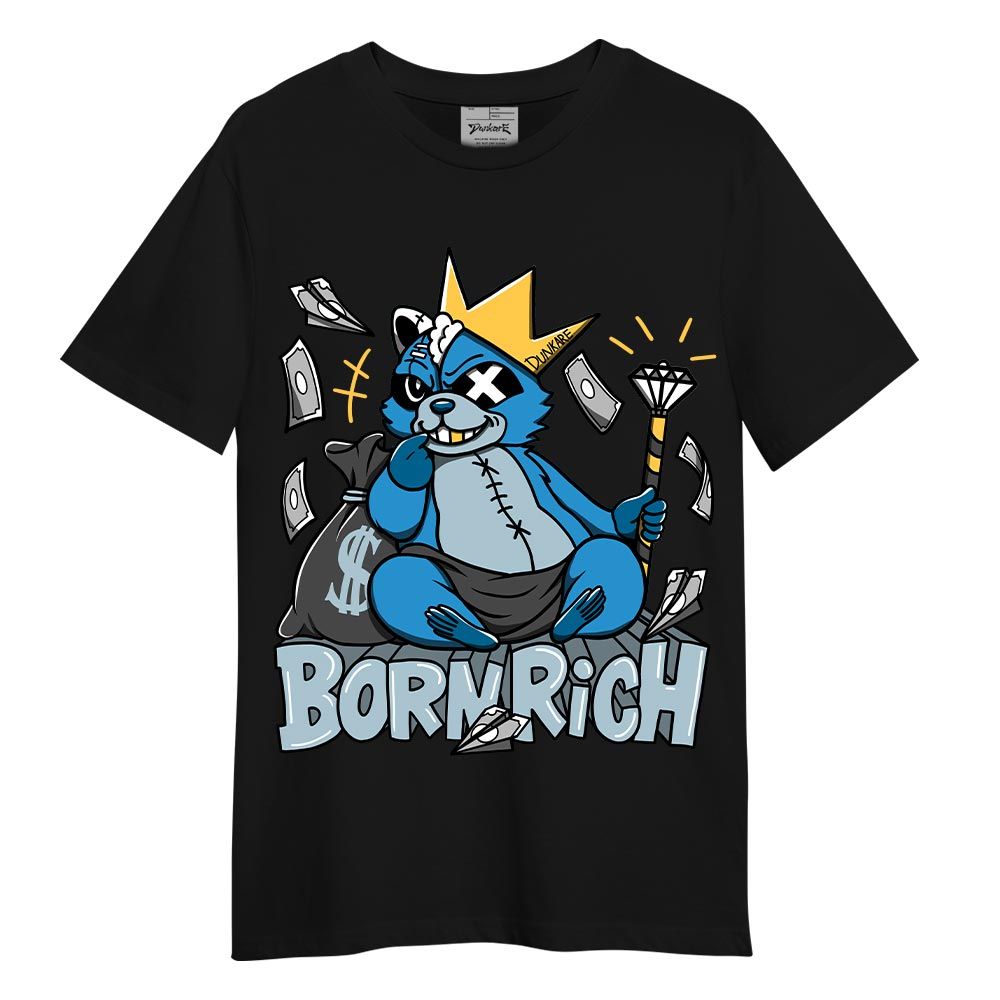 Shirt To Match T-Shirt Born Rich Raccoon, Powder Blue 9s T-Shirt To Match Sneaker 2404 DNY