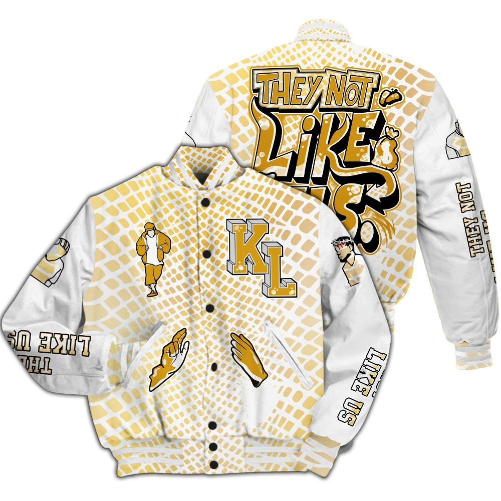 Varsity Jacket To Match Low Yellow Python 11s - Dislike Us Graphic All Over Print