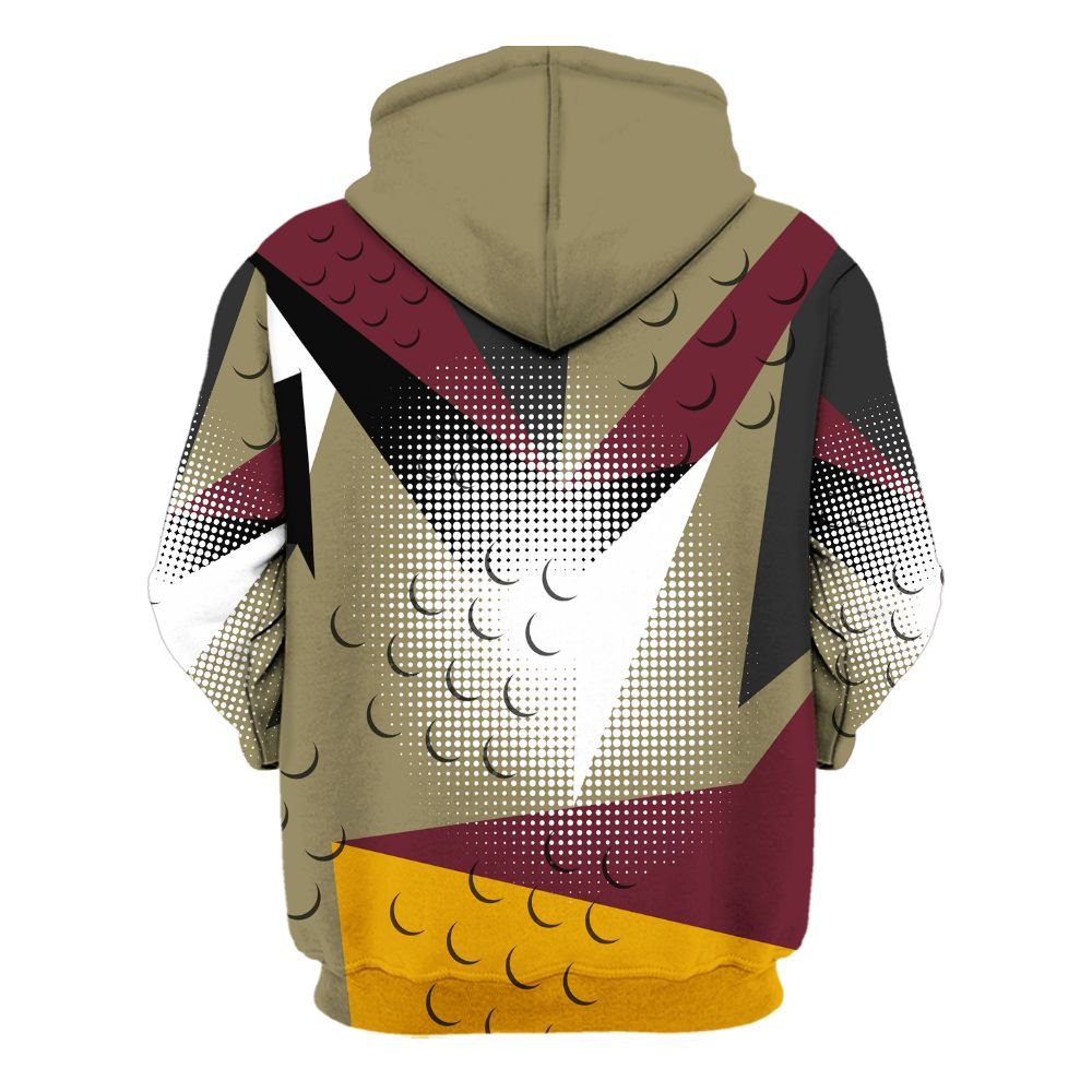 Hoodie To Match Black Olive 7s - Poly Custom Name Number 23 5s All Over Print