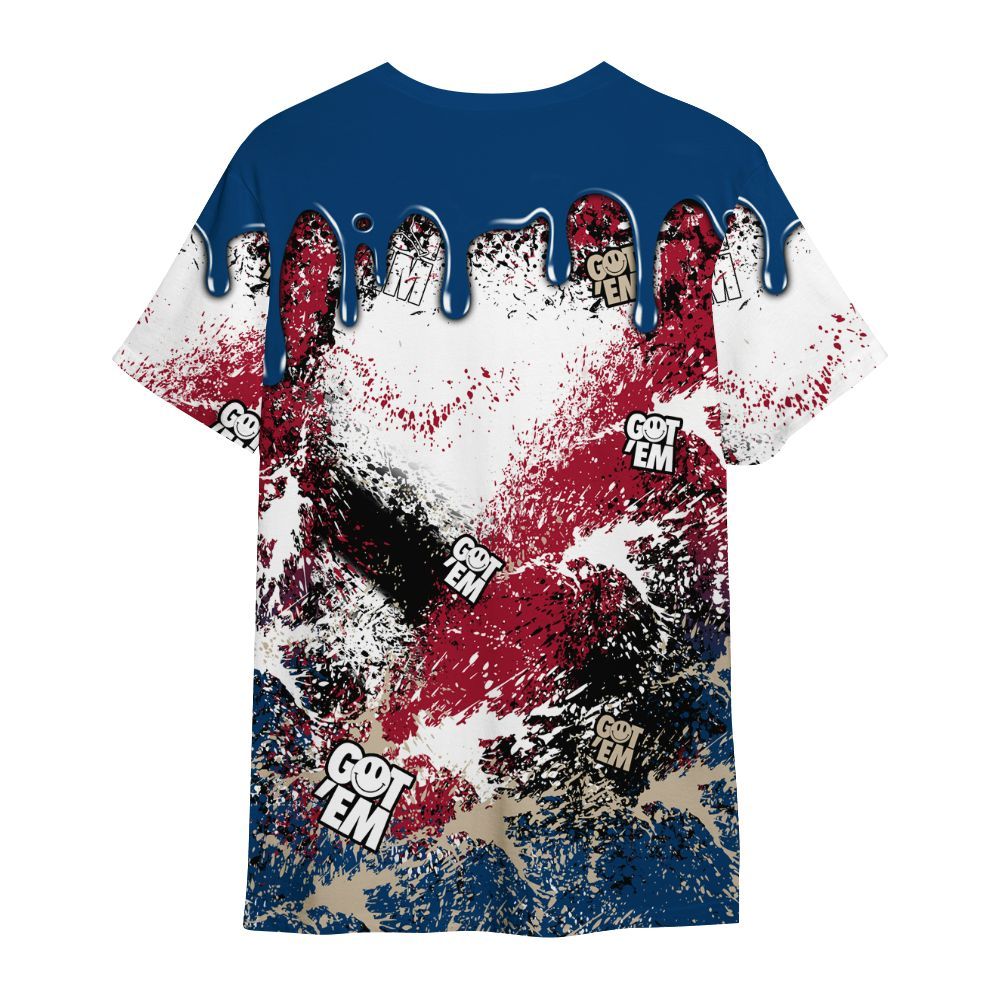 Shirt To Match Rare Air 4s - Dripping 23 Drip All Over Print