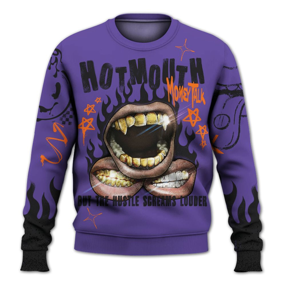 Sweatshirt To Match Air Max Waffle SP Voltage Purple - Mouth Burning Street Style All Over Print