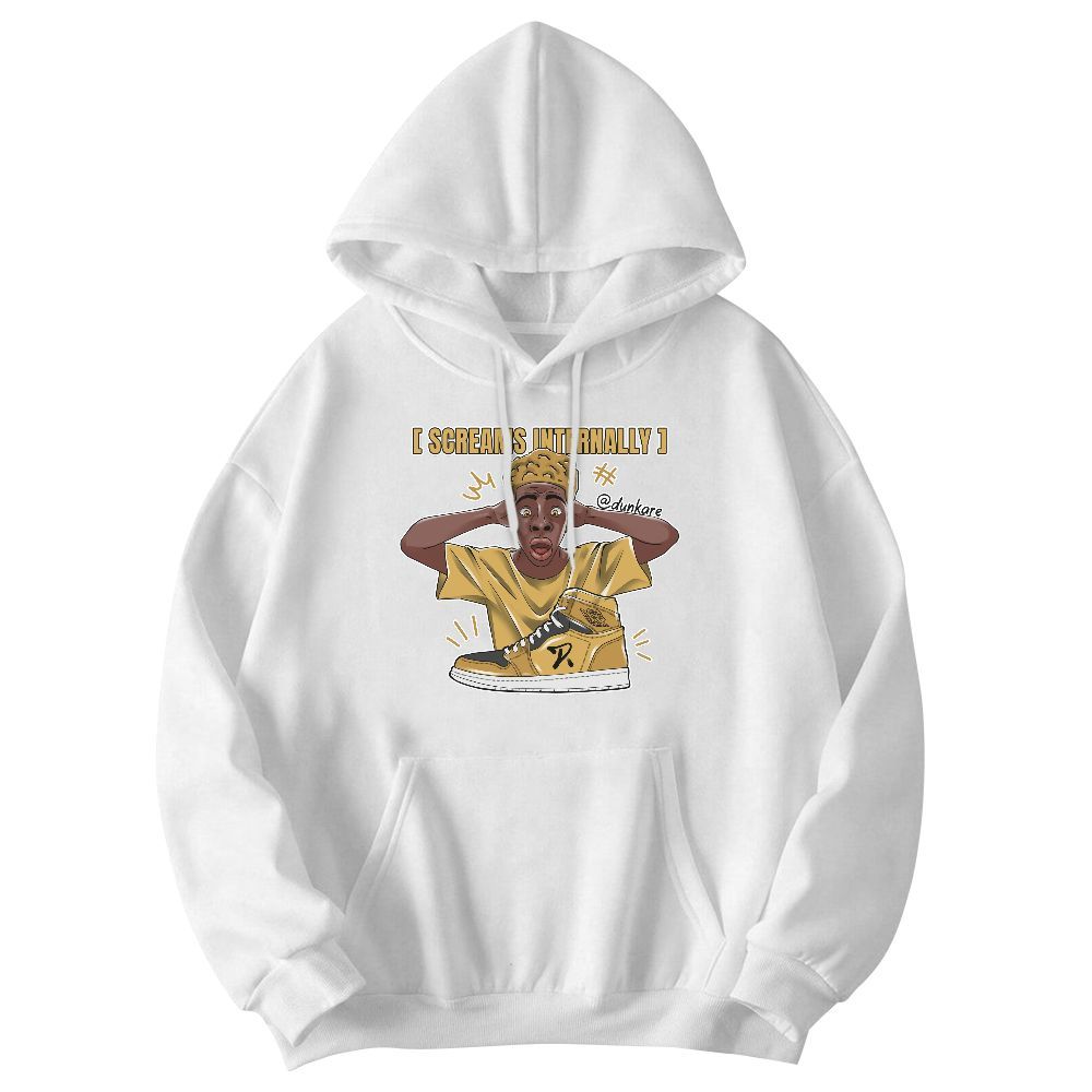 Sweatshirt To Match Retro Light Ginger 14s - Scream Internally Graphic
