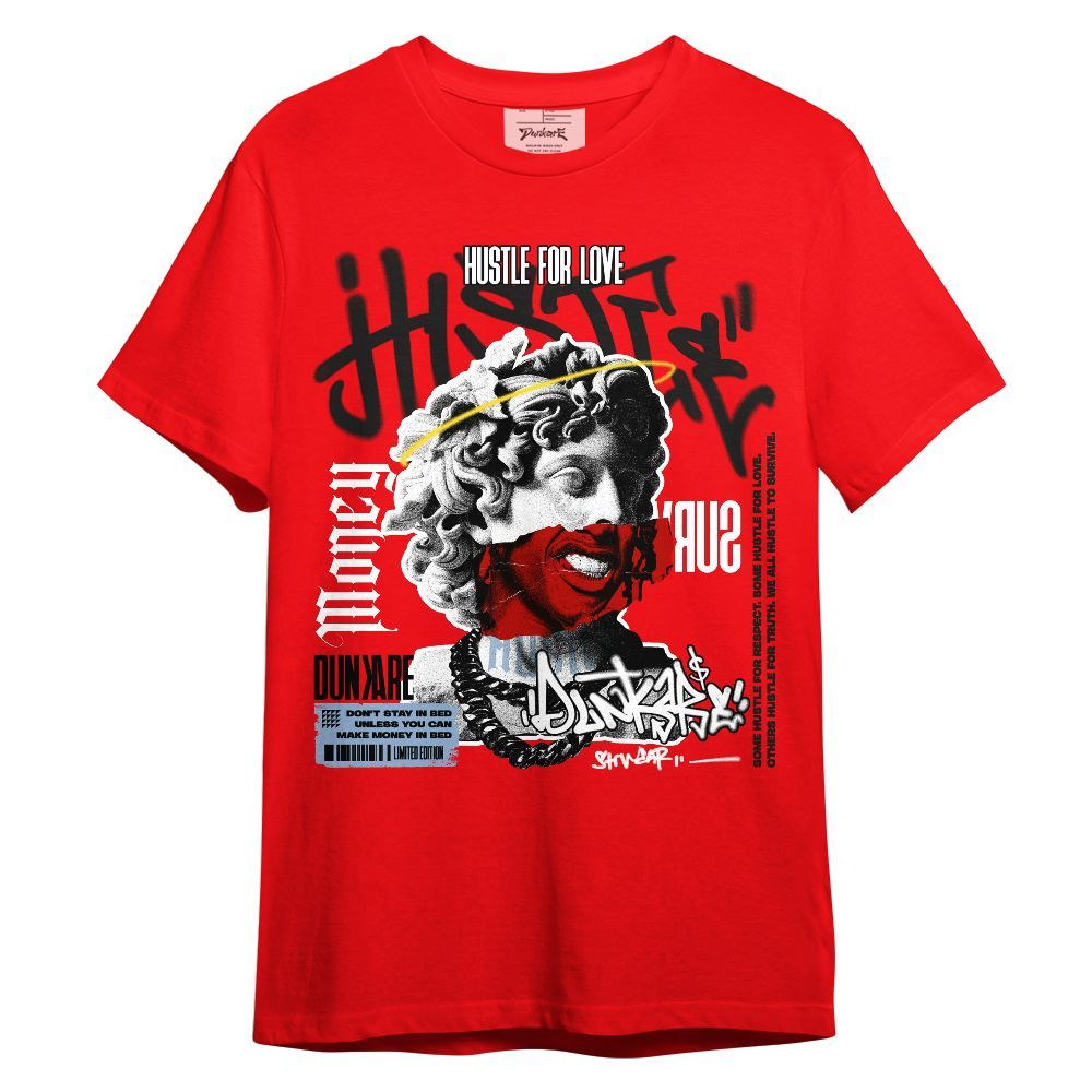 Shirt To Match OG Fire Red 5s - Hustles Streetwear Graphic