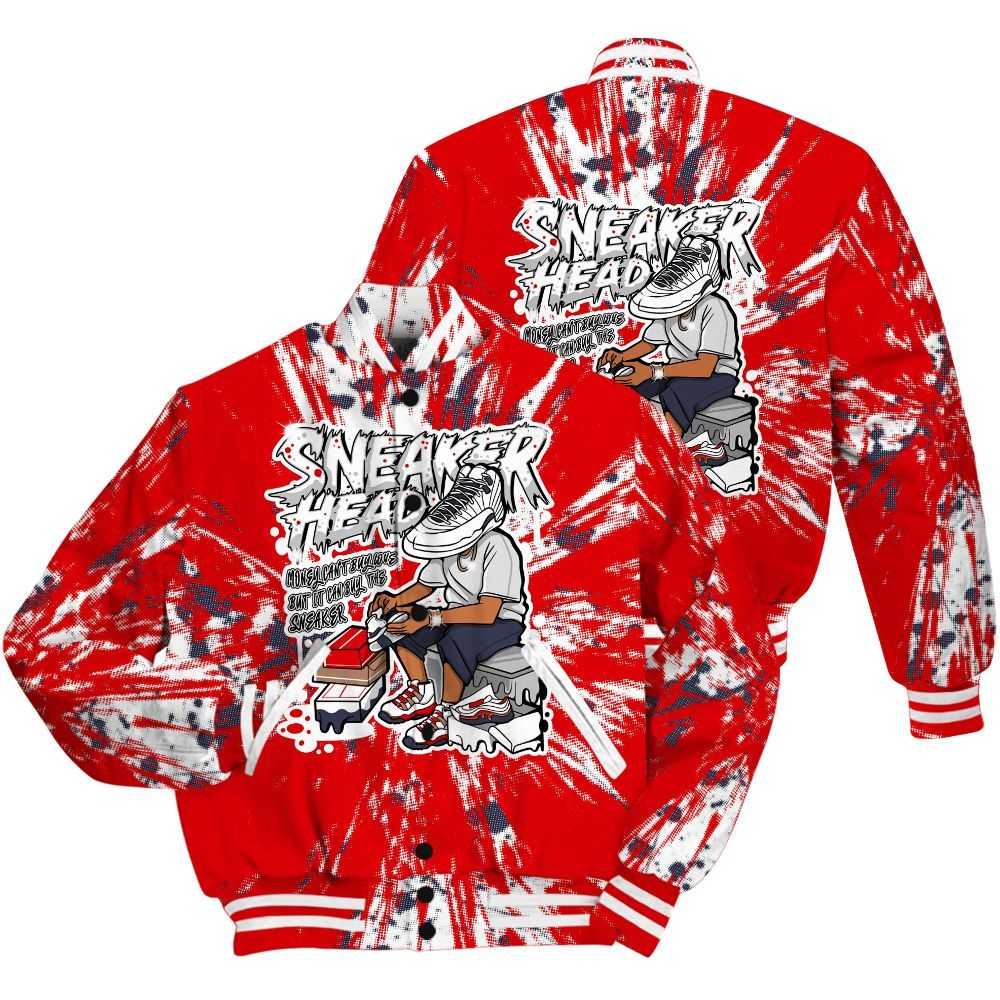 Varsity Jacket To Match Low OG Howard University 1s Shirt - Sneakers Headache Graphic Luxury All Over Print