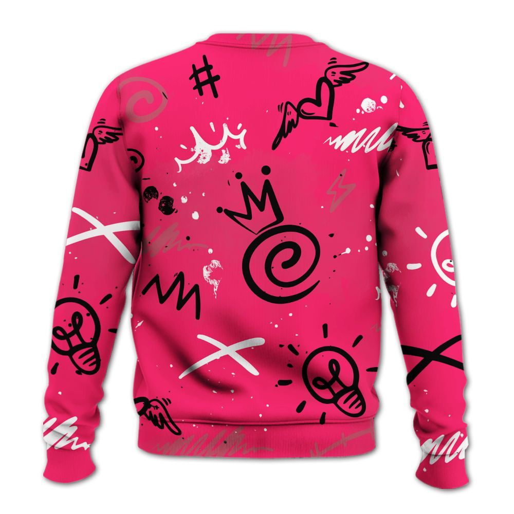 Sweatshirt To Match A'One Hyper Pink Shirt, Drip Been Di2ferent All Over Print