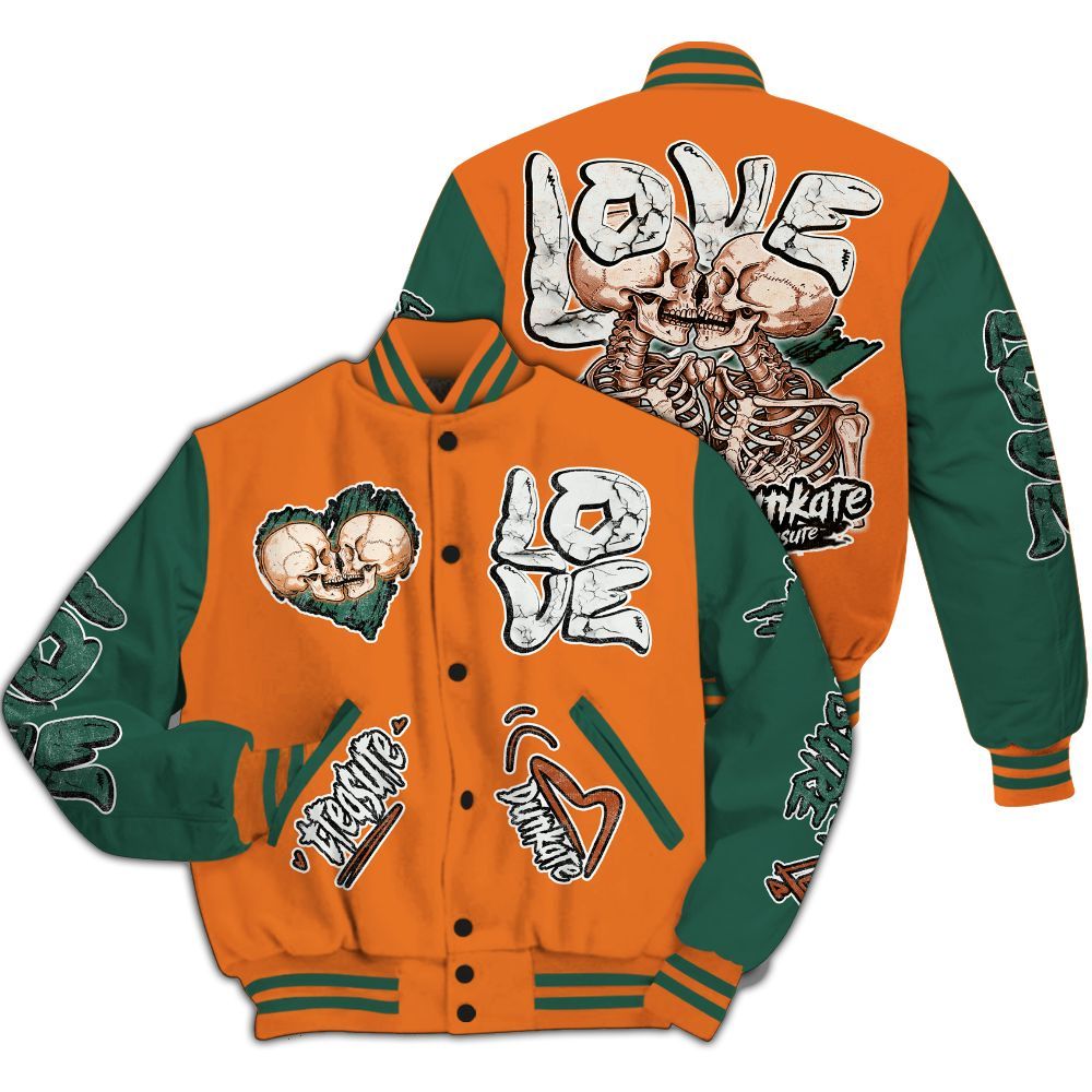 Varsity Jacket To Match Dunk Low Ceramic - Skull Bear All Over Print