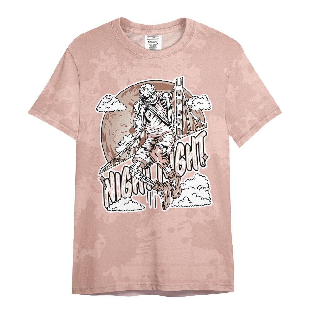 Shirt To Match Dunk Low Pink Velvet - Seeya Skeleton Brick All Over Print