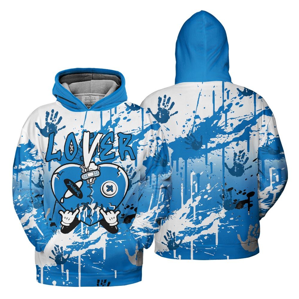 Hoodie To Match Industrial Blue 4s Hoodie, Loser Lover Drip Heart Hoodie Outfit 903 NCT