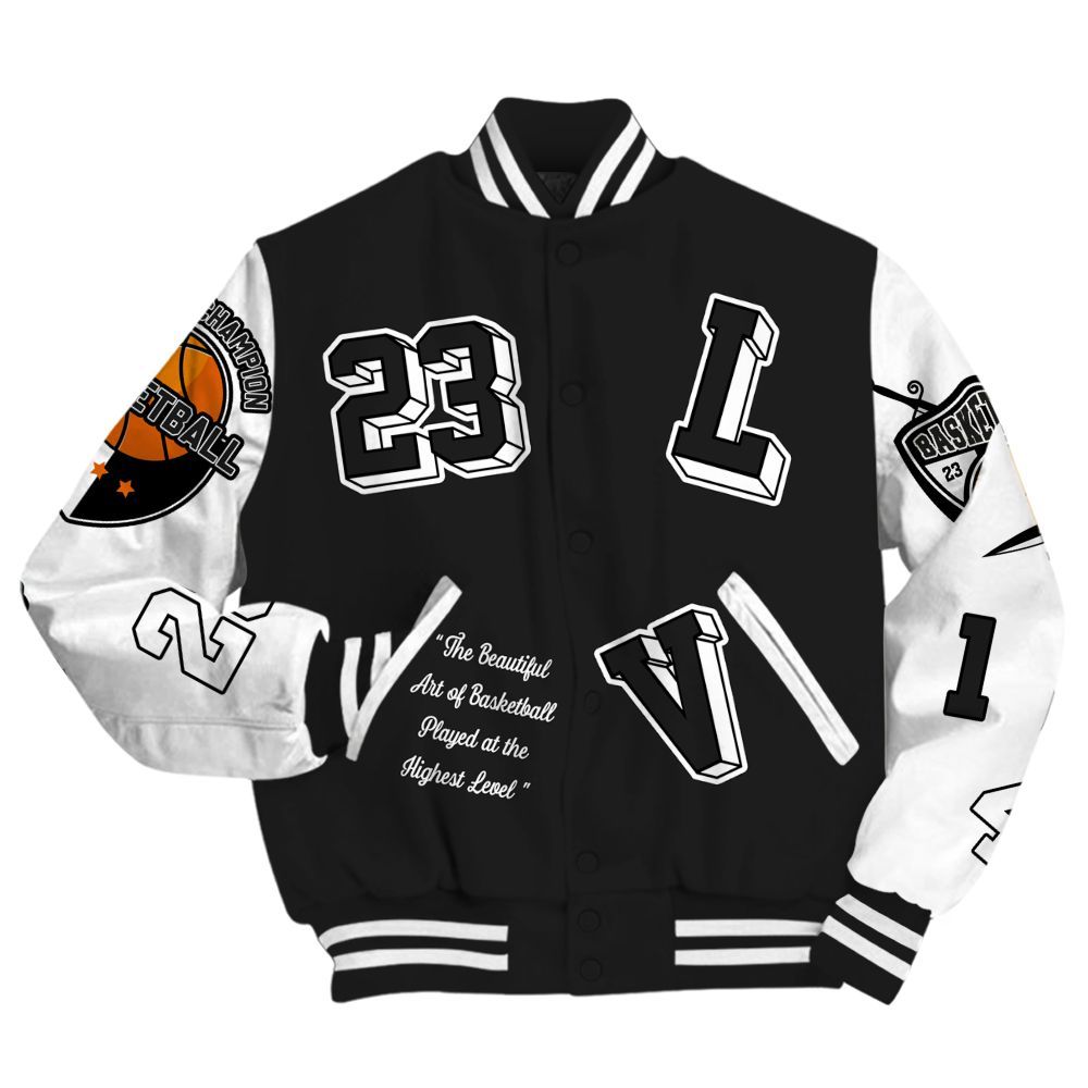 Varsity Jacket To Match Black Cat NET 4s - The GOAT Got Em Streetwear All Over Print