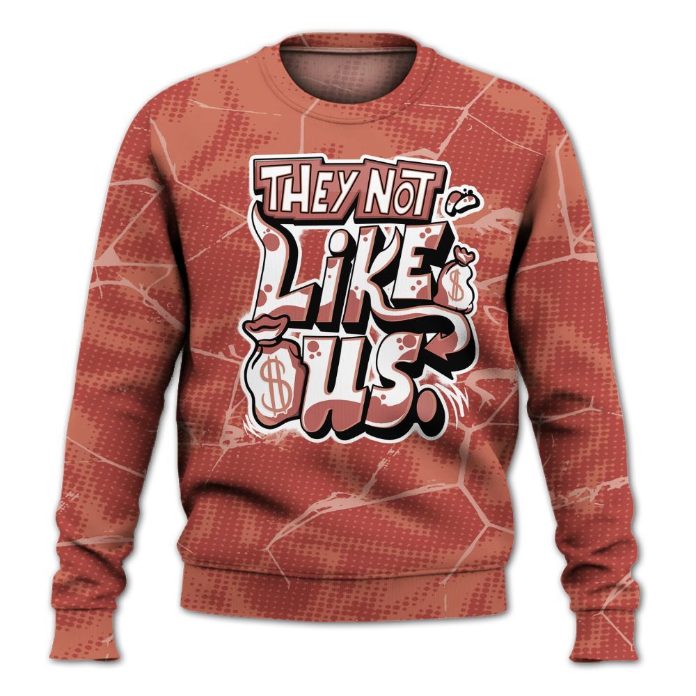 Sweatshirt To Match Dune Red 13s - Dislike Us Graphic All Over Print