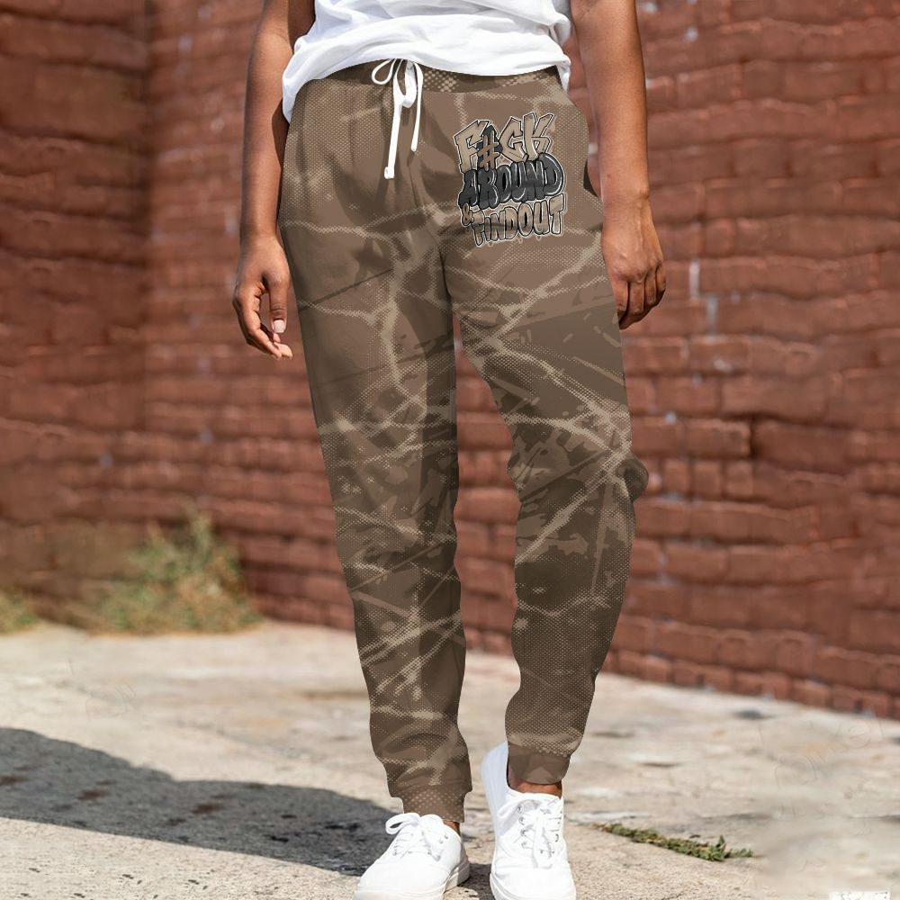 Sweatpant To Match Dark Mocha Jack - F Around Find Out Graphic Profound All Over Print