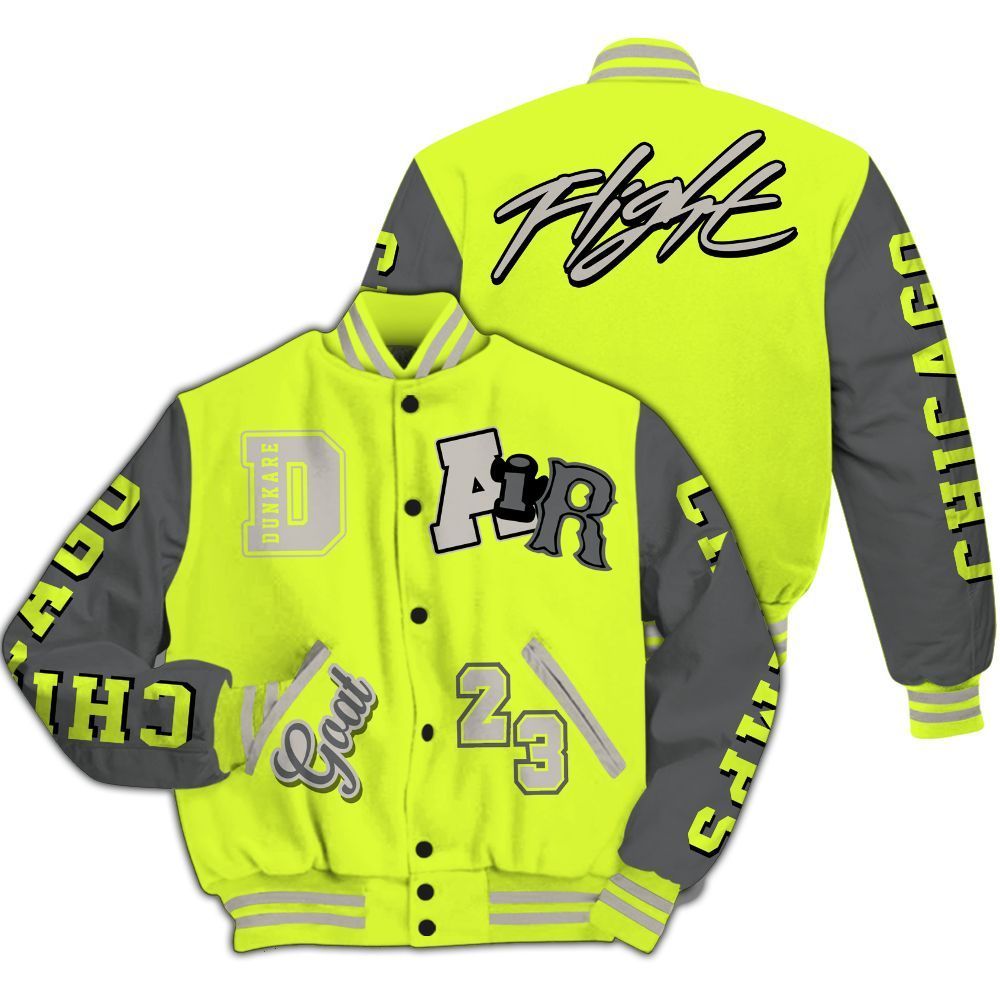 Varsity Jacket To Match 95 OG Big Bubble Neon 2026 - AIR Number 23 GOAT All Over Print