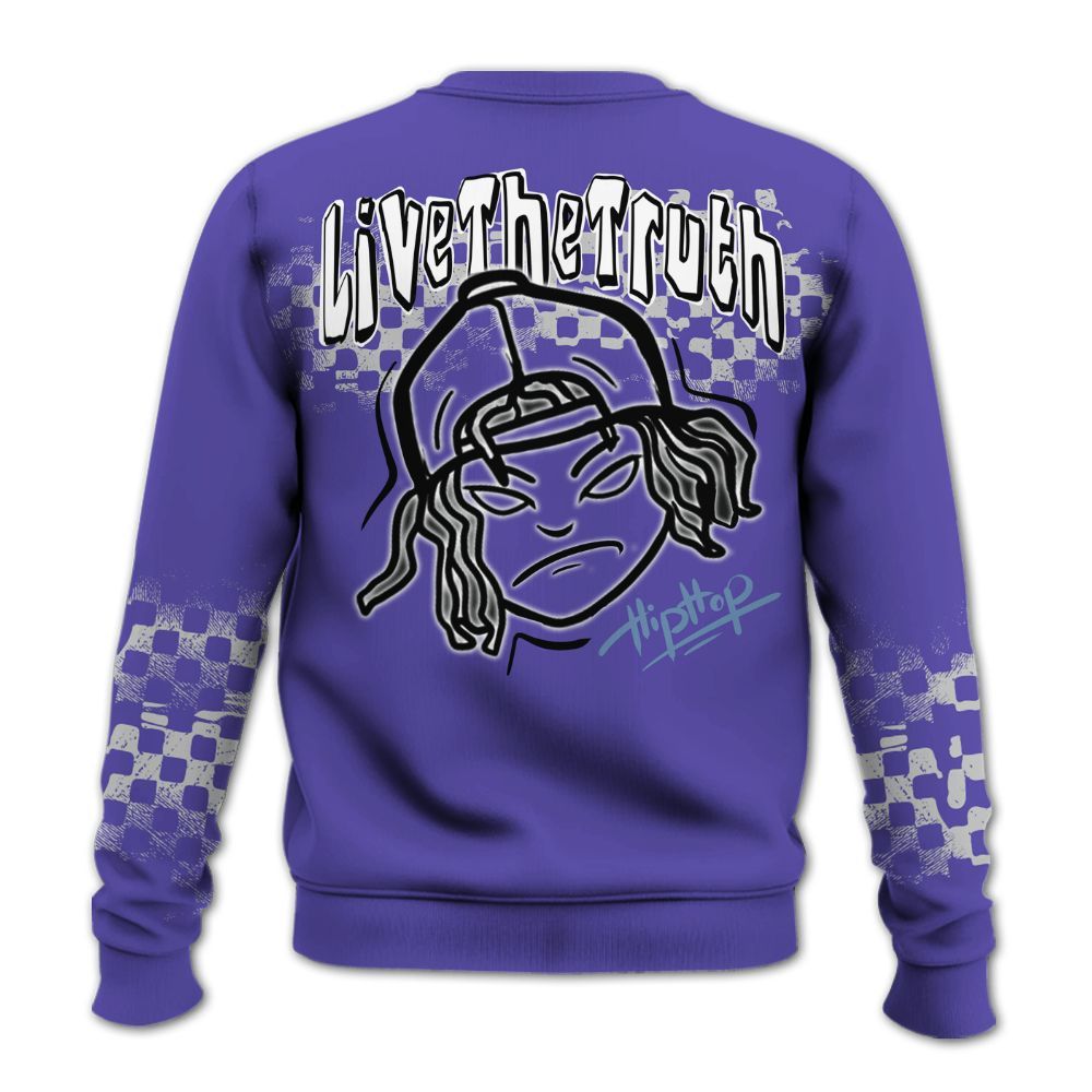Sweatshirt To Match Retro Concord 5s - Feel Life Street Style All Over Print