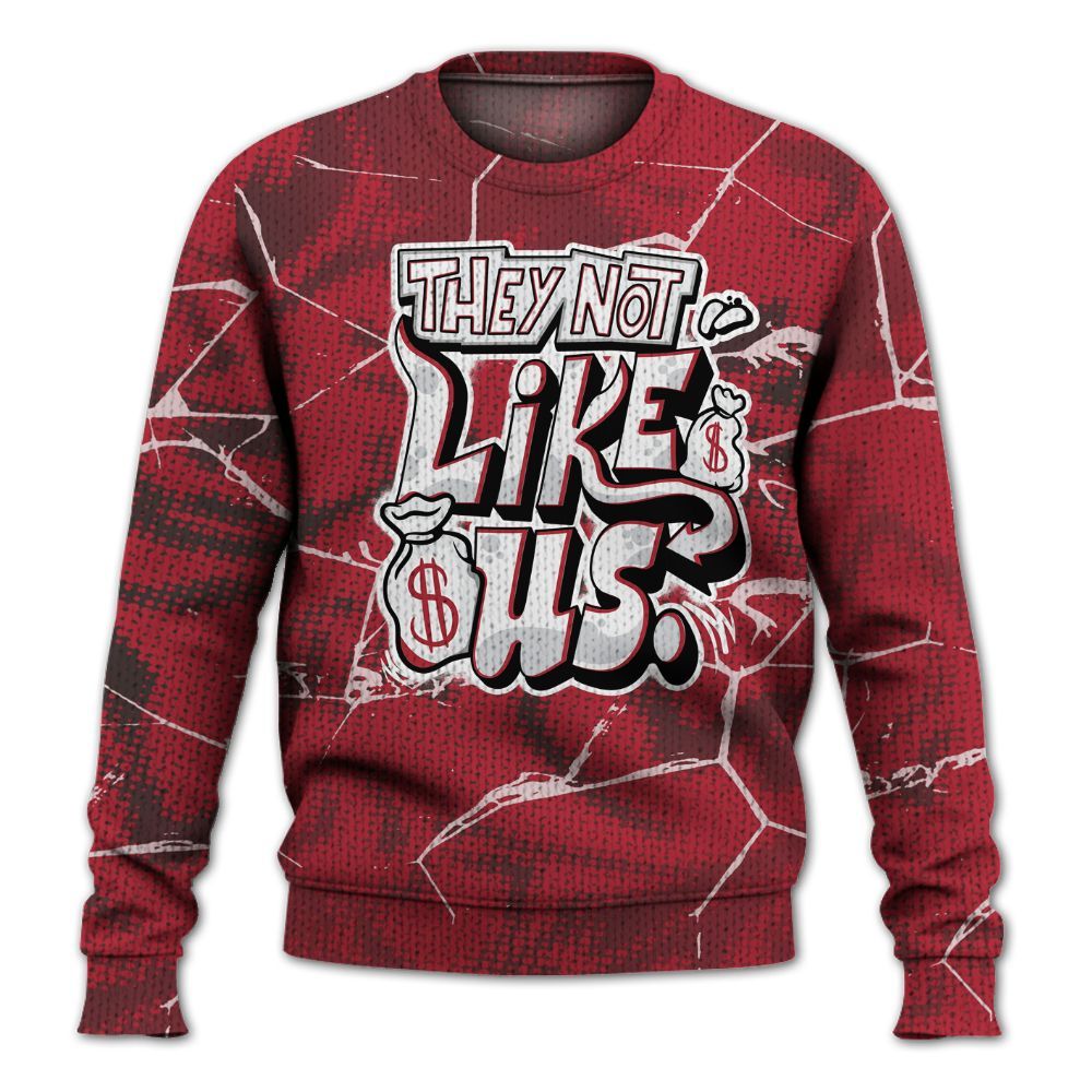 Knitted Sweater To Match Black Toe 14s - Dislike Us Graphic