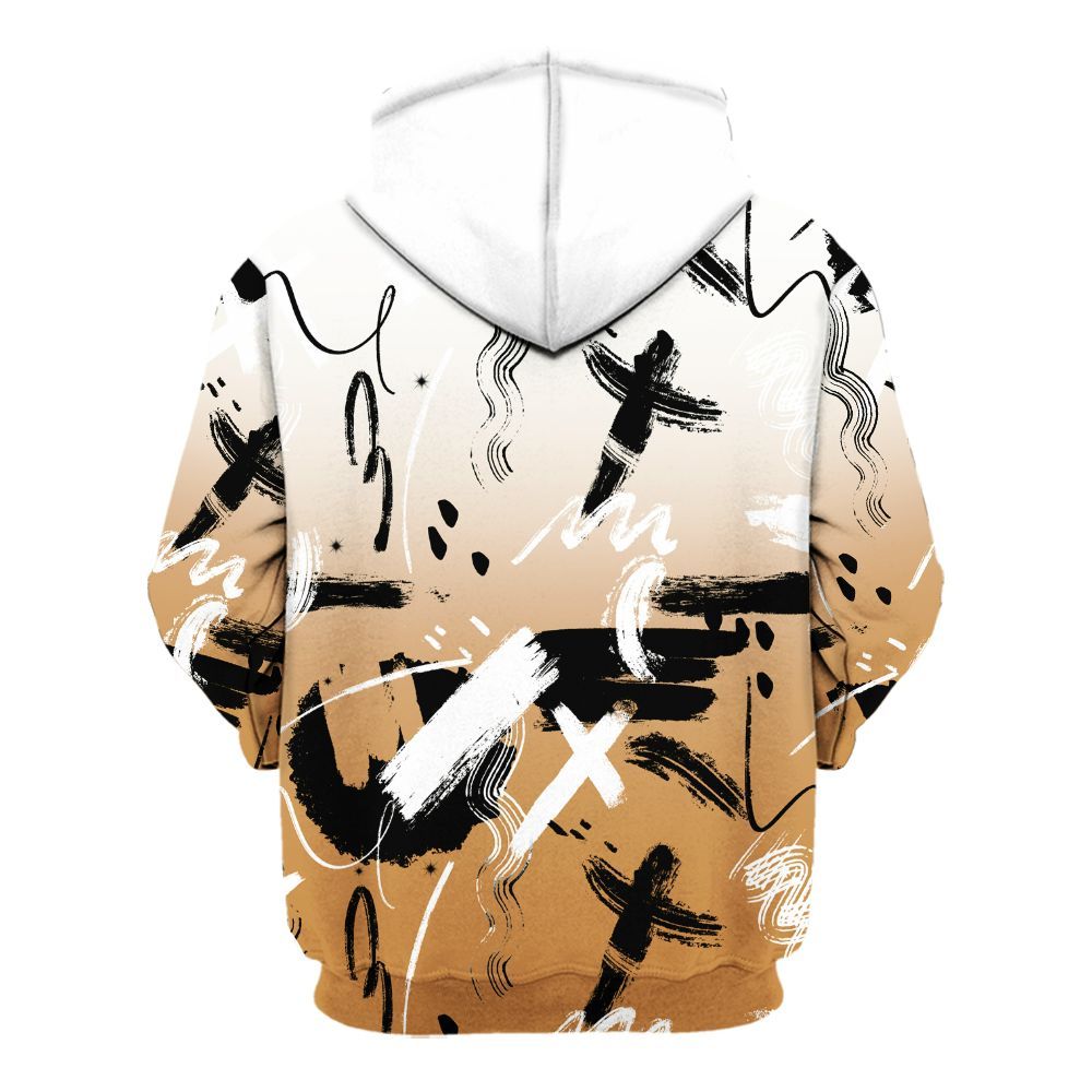 Hoodie To Match Dunk Low Nature Wheat Suede - Money Hustle Grind Pray All Over Print