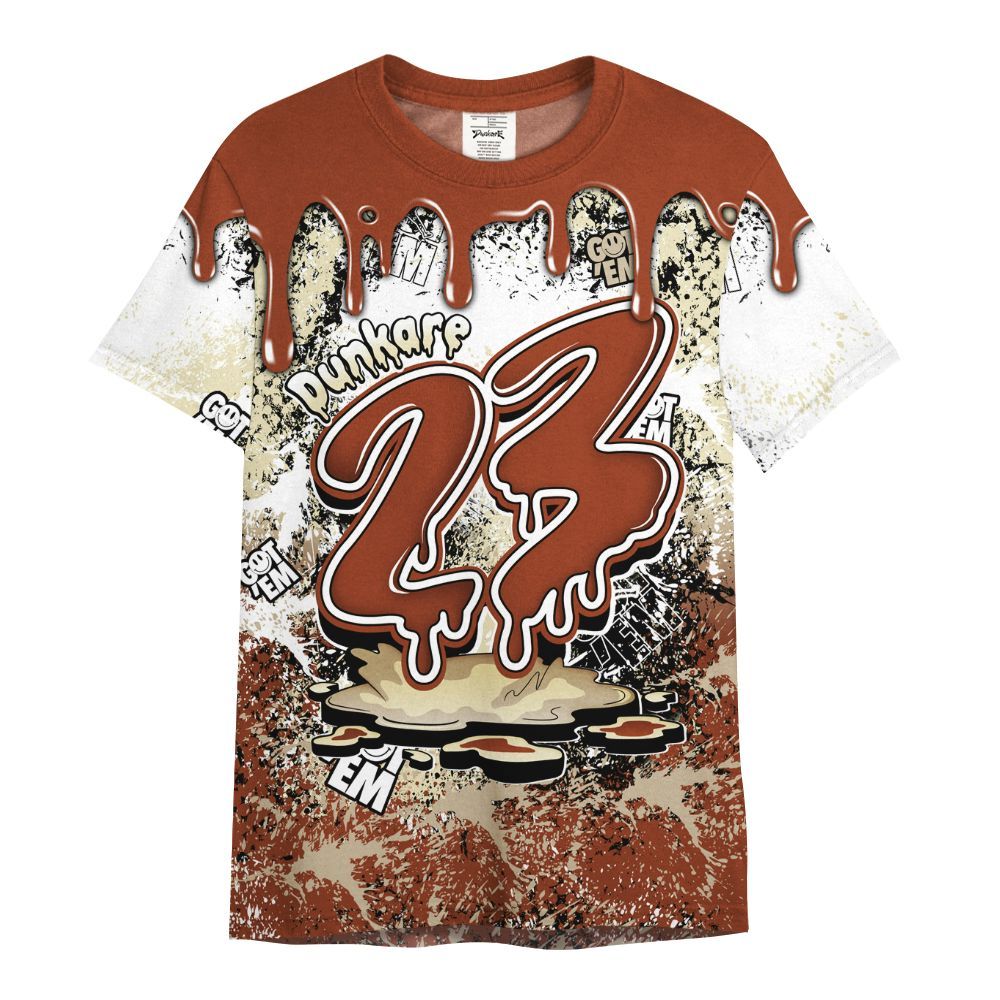 Shirt To Match Retro Eastside Golf 12s - Dripping 23 Drip All Over Print