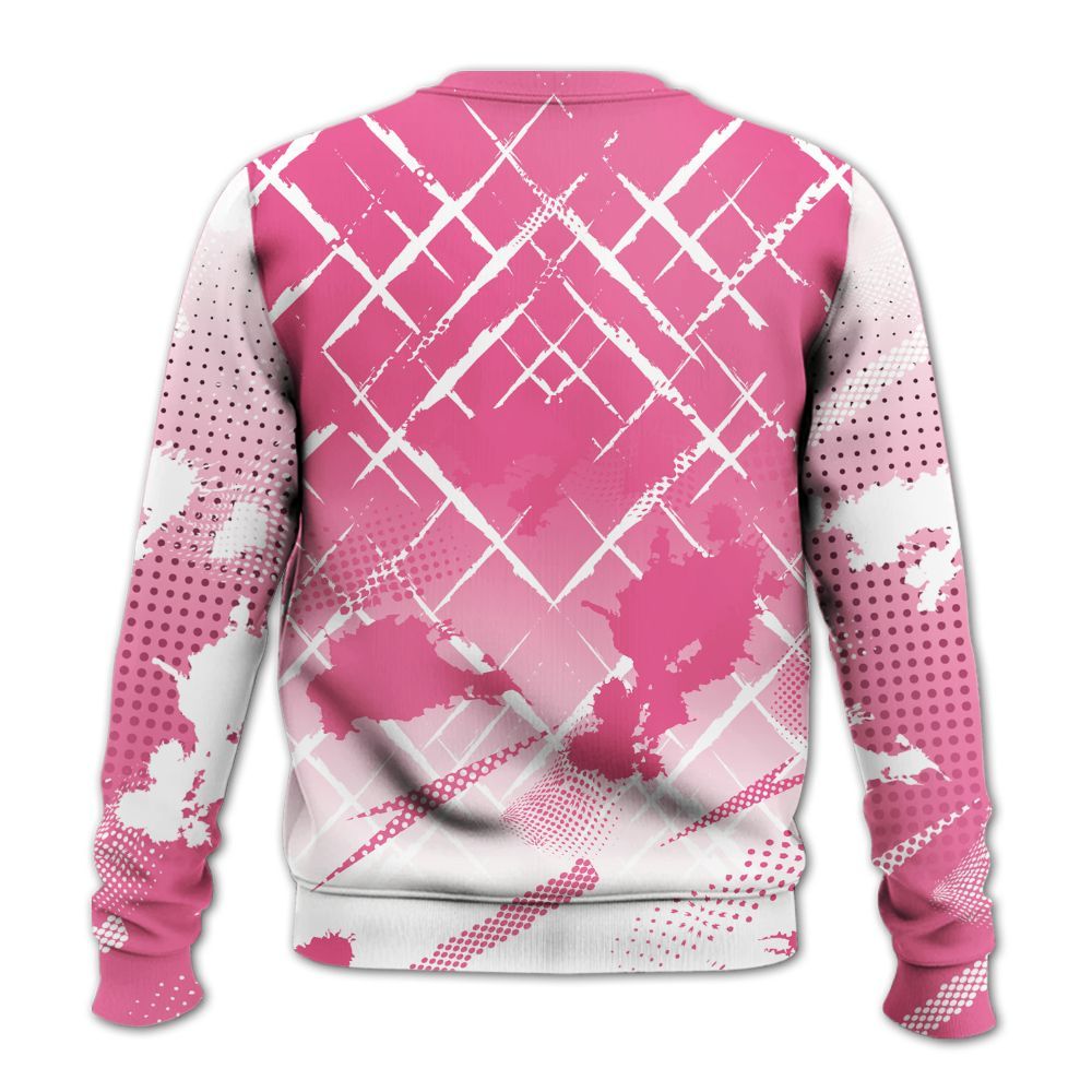 Sweatshirt To Match Air Max SNDR Hyper Pink - Halftone Stand Business Dripping All Over Print